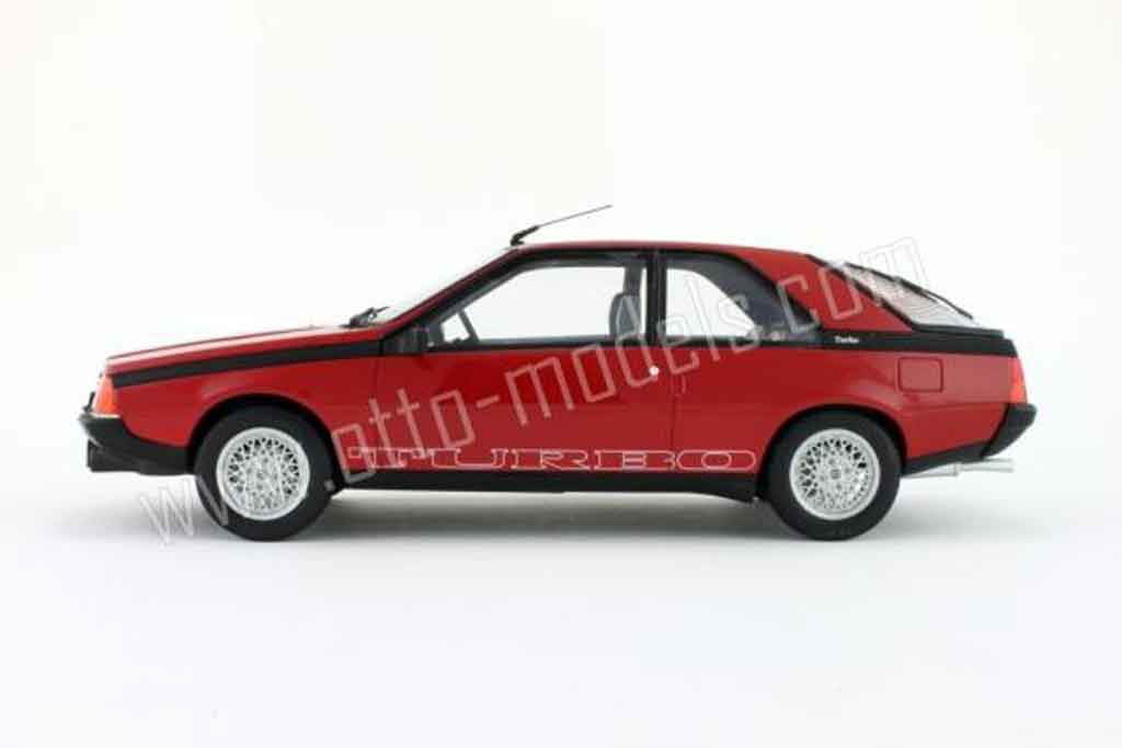 Renault Fuego Turbo phase 2 1983 red 1/18 Ottomobile