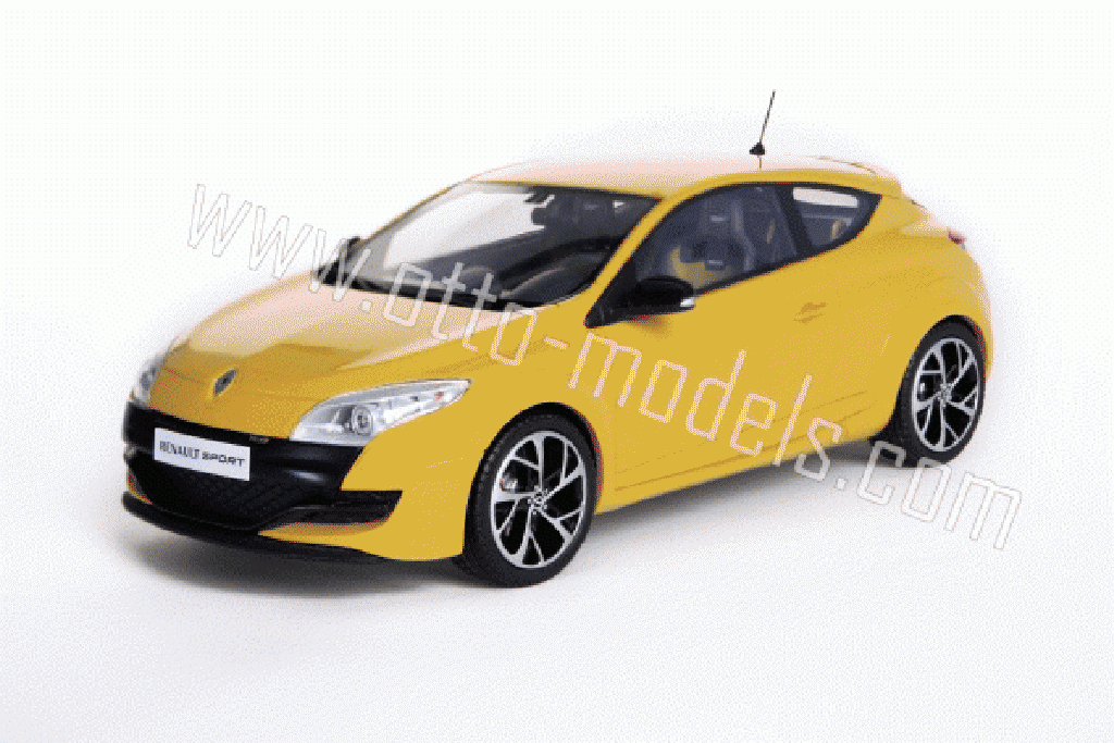 Renault Megane RS 250 1/18 Ottomobile RS 250 yellow 2009 diecast model cars