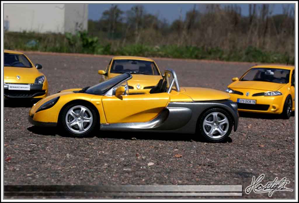 Renault Spider Base yellow sirius 1/18 Anson