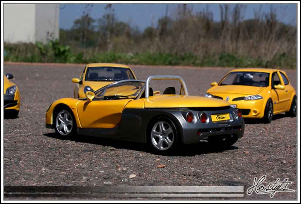 Renault Spider Base yellow sirius 1/18 Anson