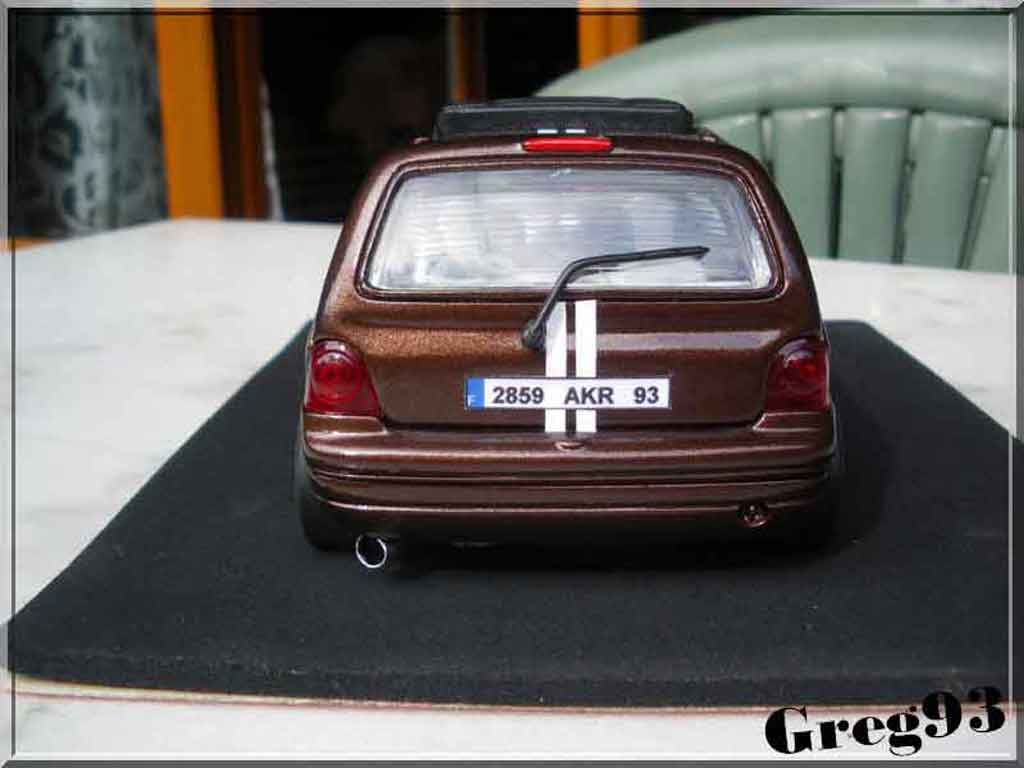 Renault Twingo Base chocolate jantes ronal 1/18 Anson