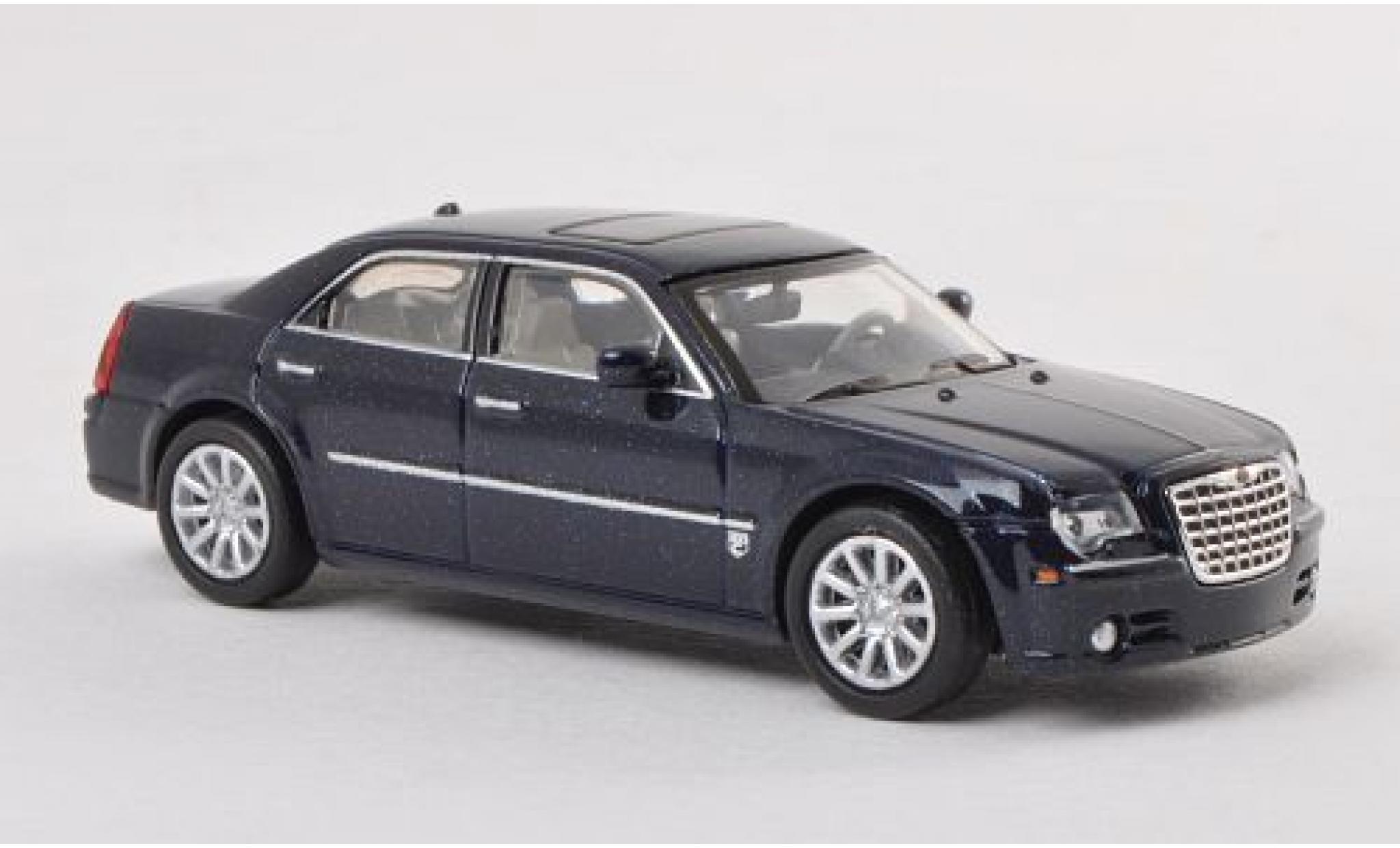 Chrysler 300C 1/87 Ricko SRT8 metallic blue diecast model cars
