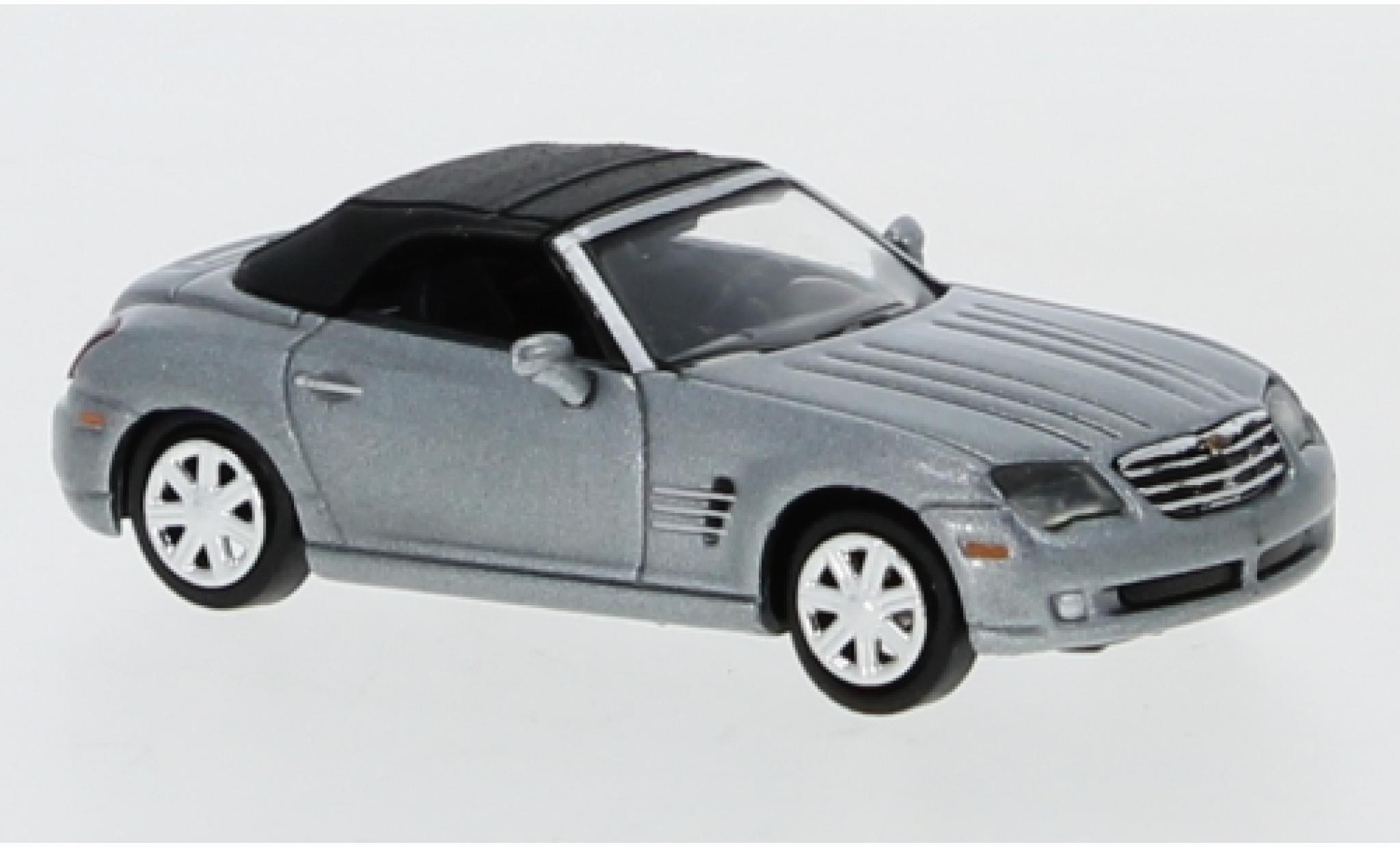Chrysler Crossfire 1/87 Ricko Roadster metallic grey Verdeck ferm&eacute; diecast model cars