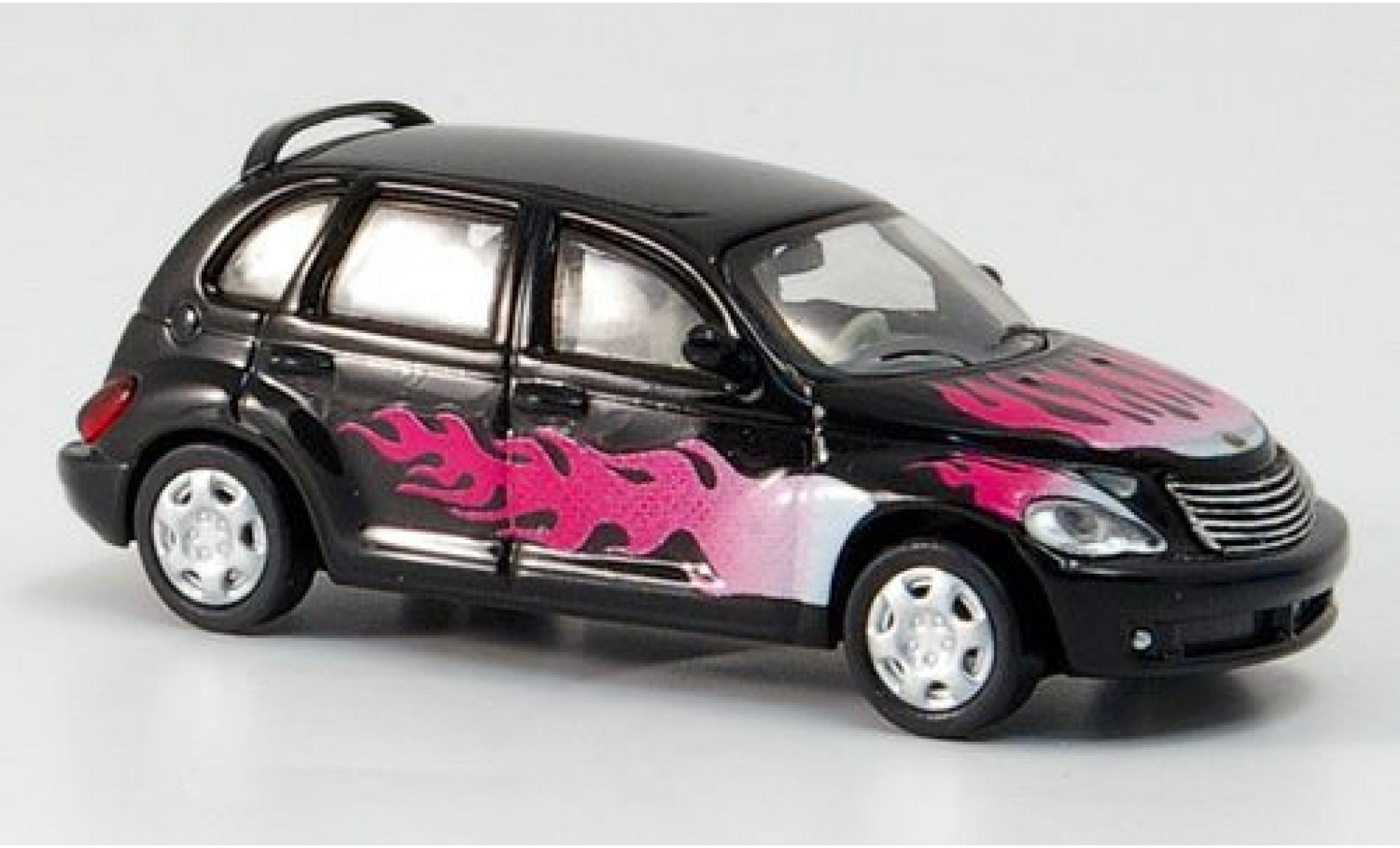 Chrysler PT Cruiser 1/87 Ricko black/Dekor 2006 diecast model cars
