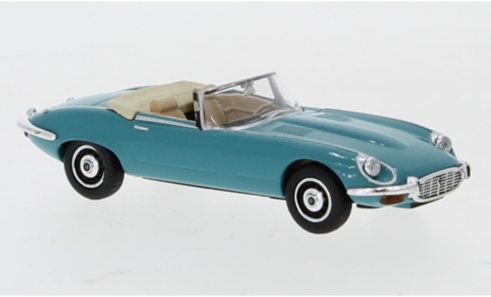 Jaguar E-Type 1/87 Ricko Roadster t&uuml;rkis Verdeck ouvert diecast model cars