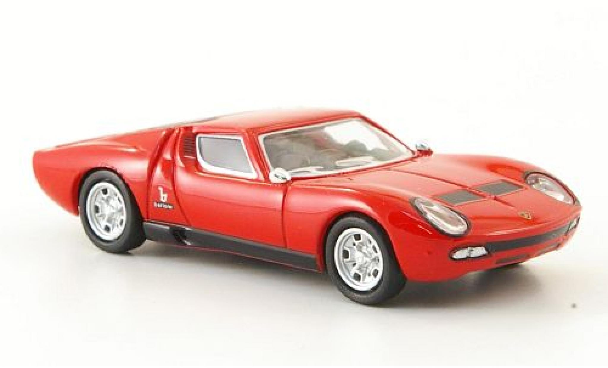 Lamborghini Miura 1/87 Ricko red 1966 diecast model cars