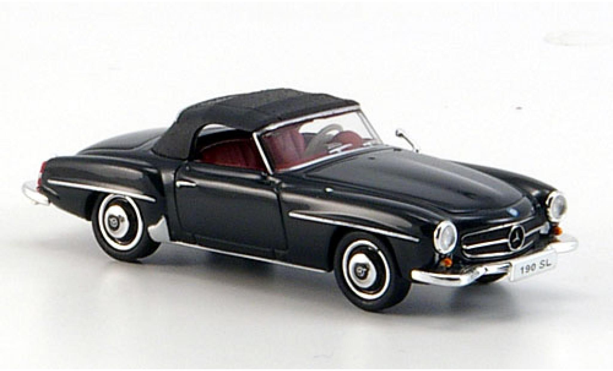 Mercedes 190 1/87 Ricko SL (W121 BII) black diecast model cars