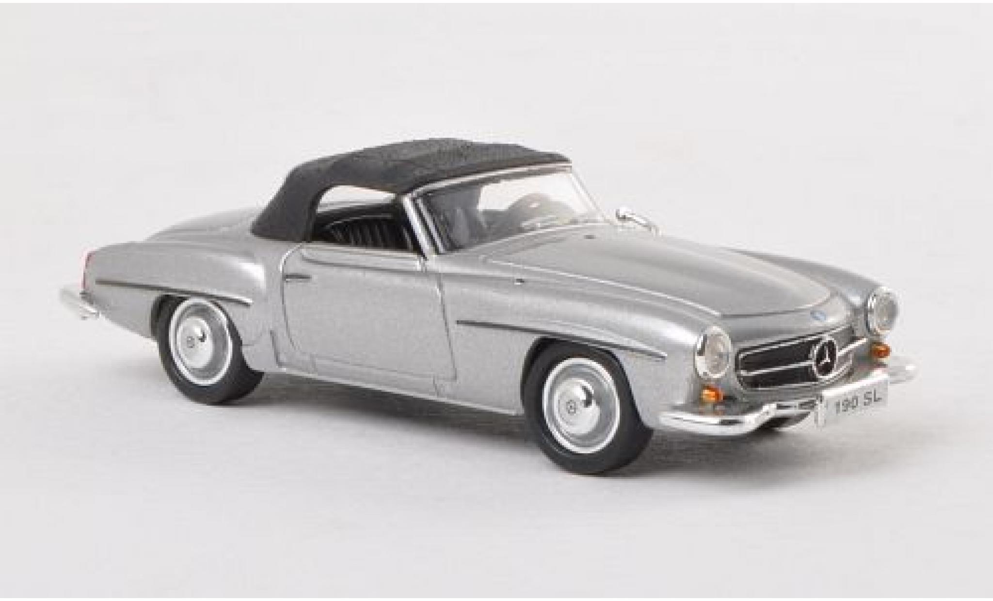 Mercedes 190 1/87 Ricko SL (W121 BII) grey diecast model cars