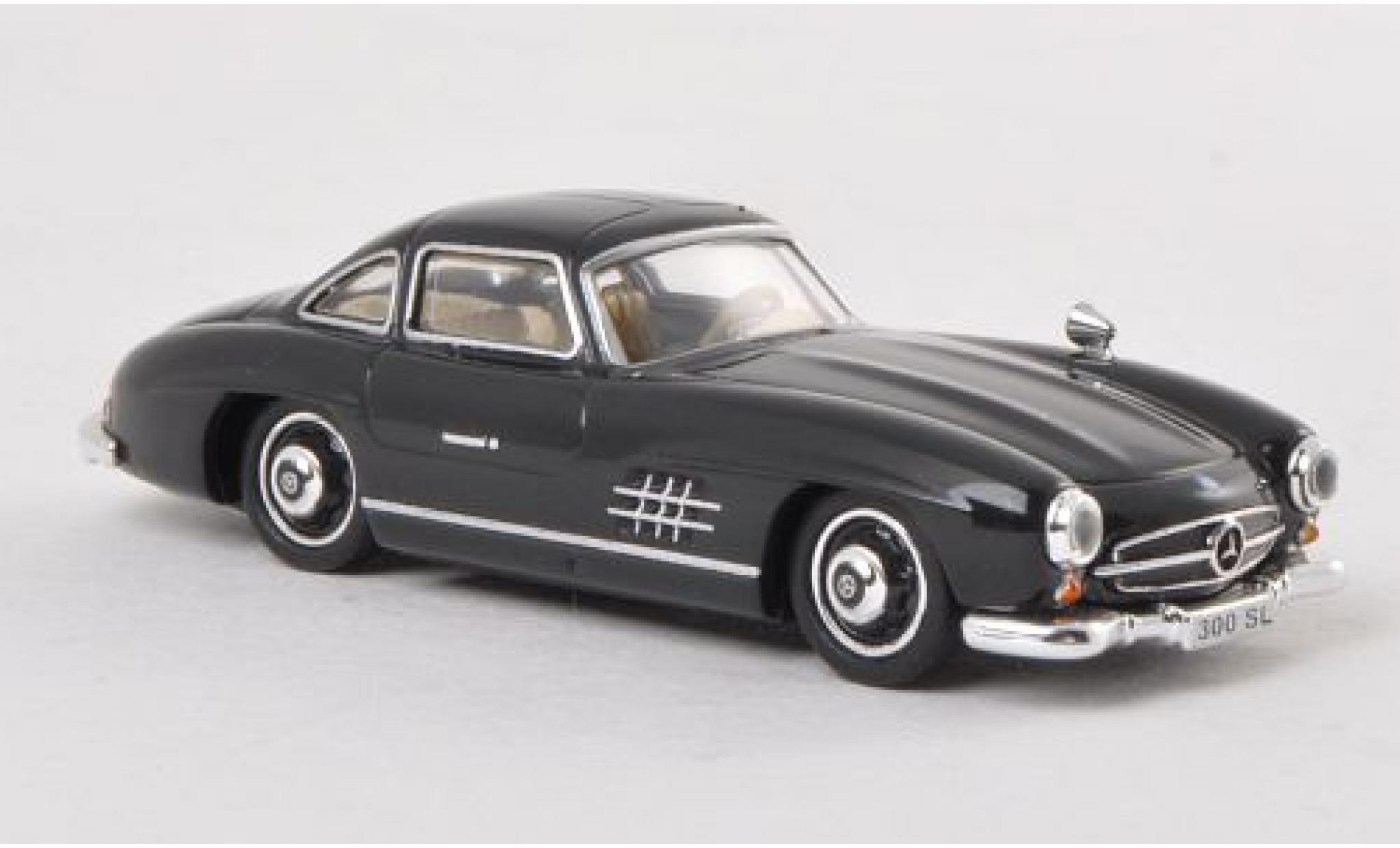 Mercedes 300 1/87 Ricko SL (W198) black diecast model cars