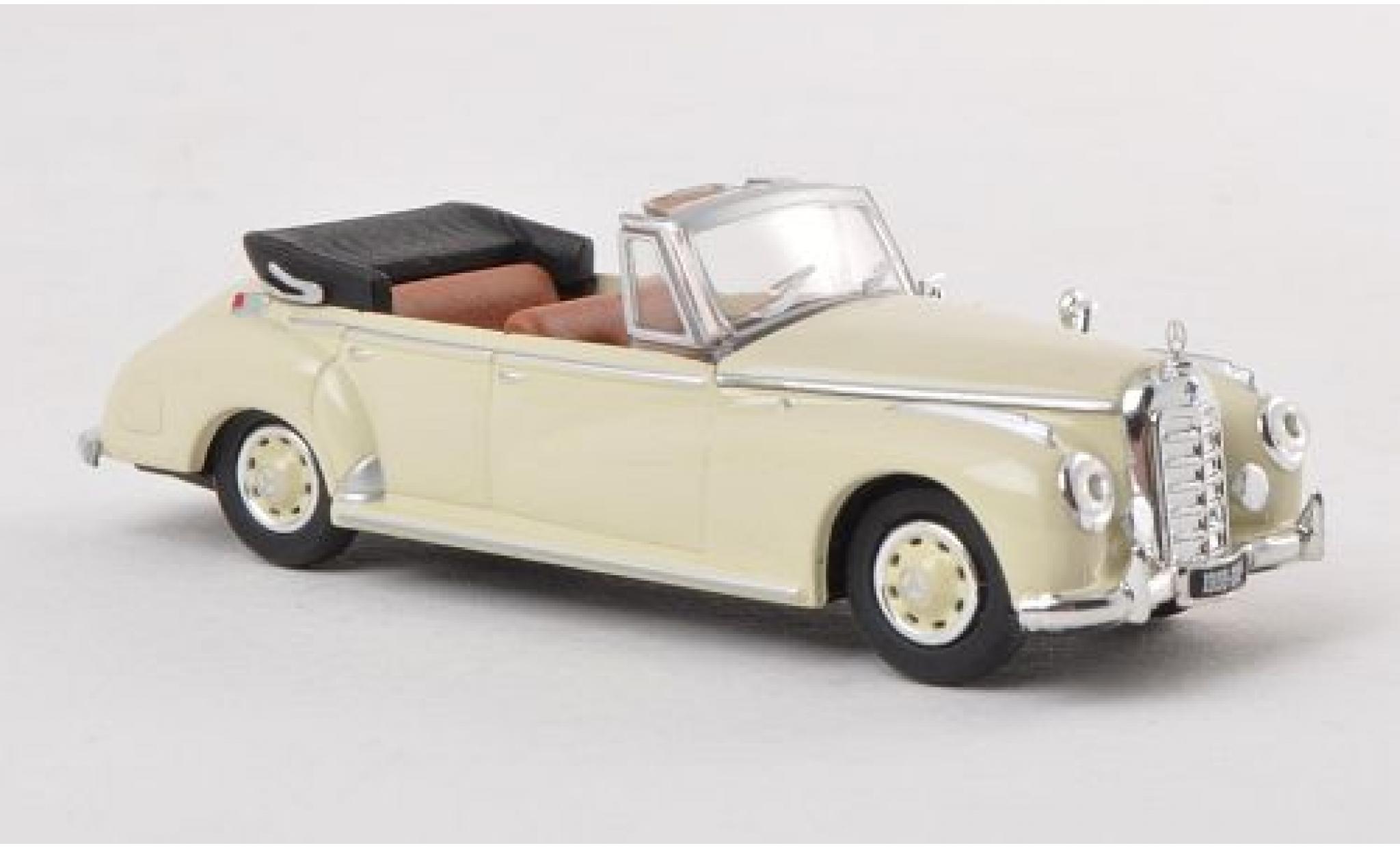 Mercedes 300 1/87 Ricko c (W186) Convertible beige 1955 diecast model cars