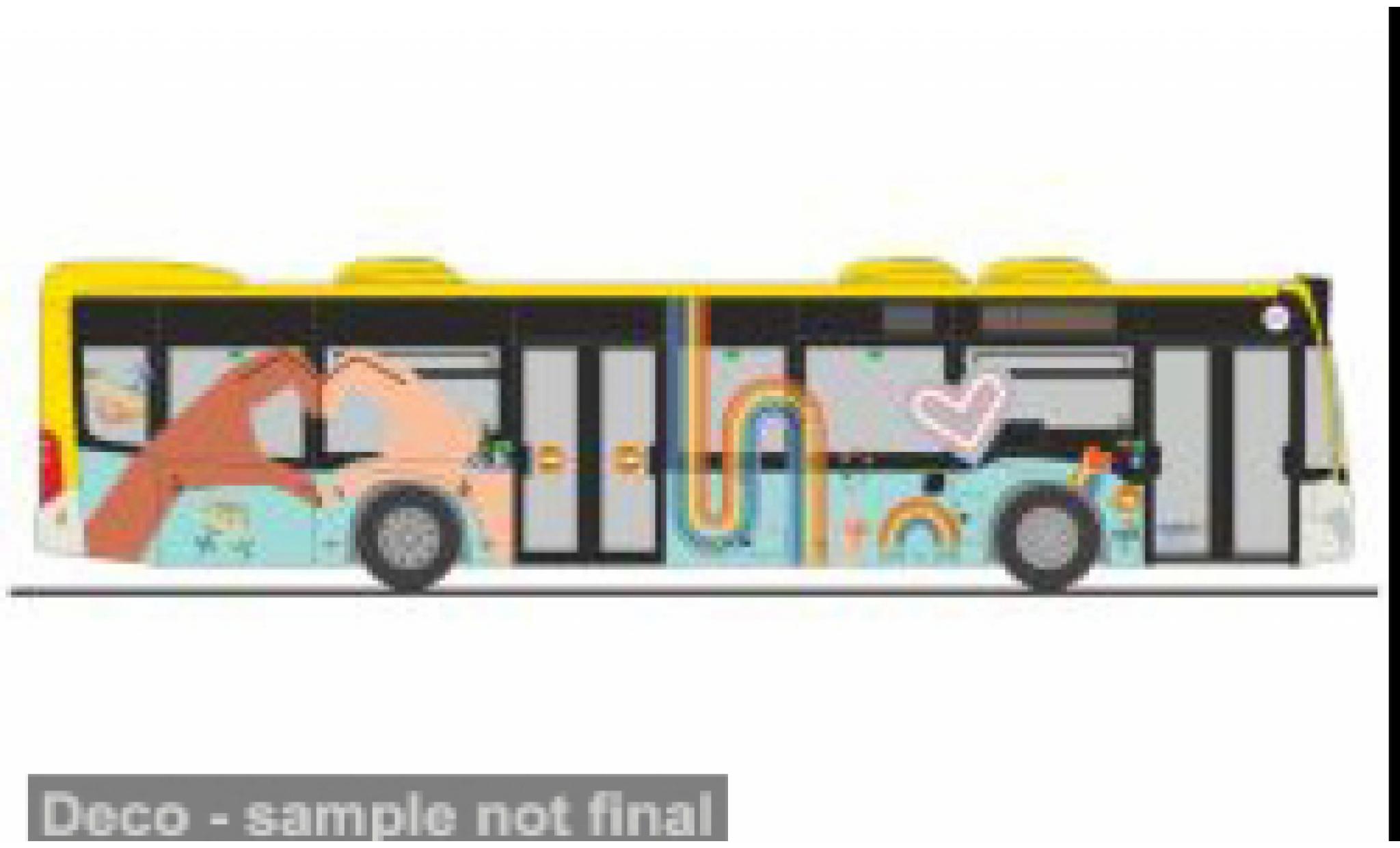 Mercedes Citaro 1/87 Rietze 2015 WestVerkehr Geilenkirchen - Pride Bus 1:87 diecast model cars