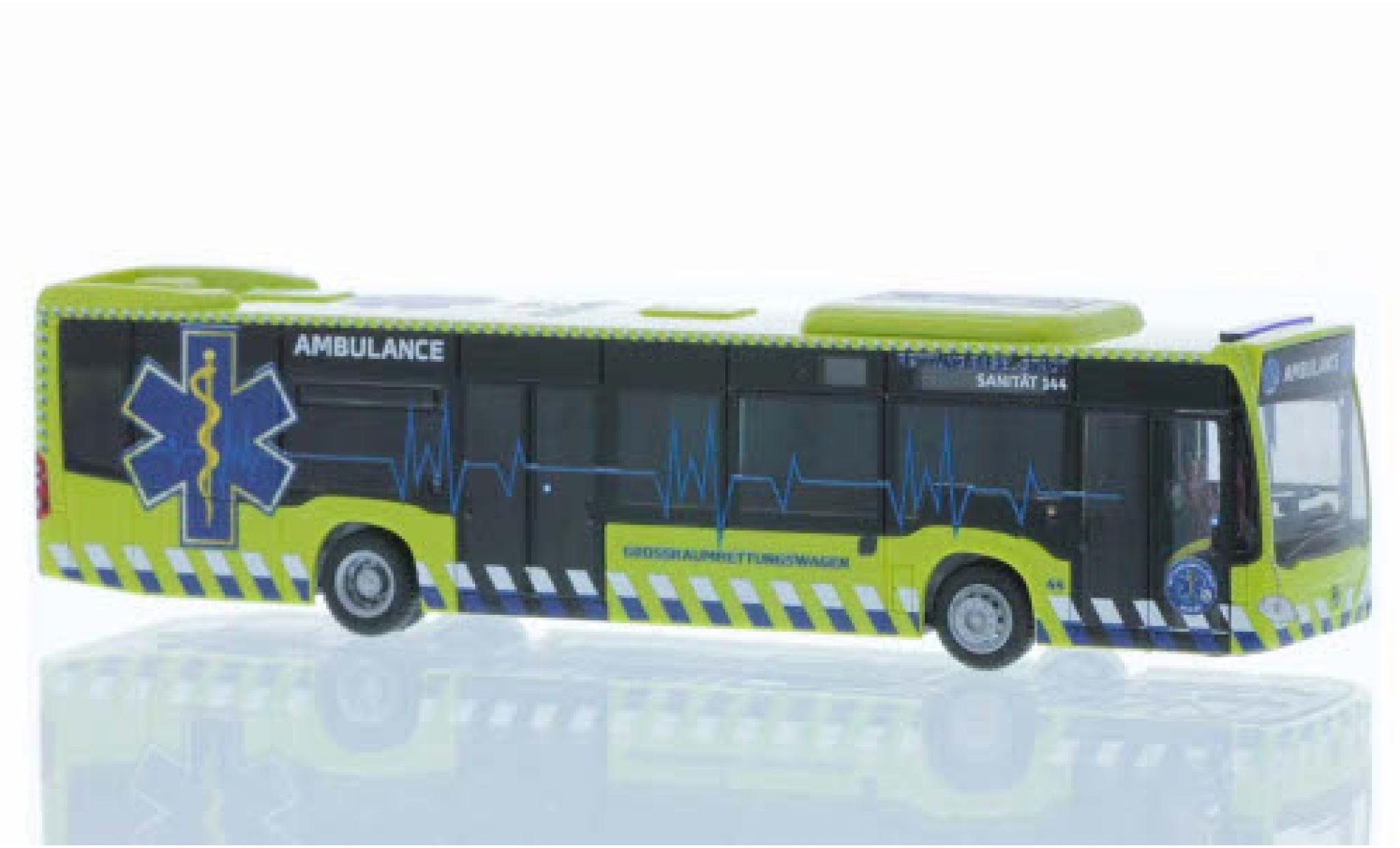 Mercedes Citaro 1/87 Rietze Ambulance GRTW Basel (CH) 2015 diecast model cars