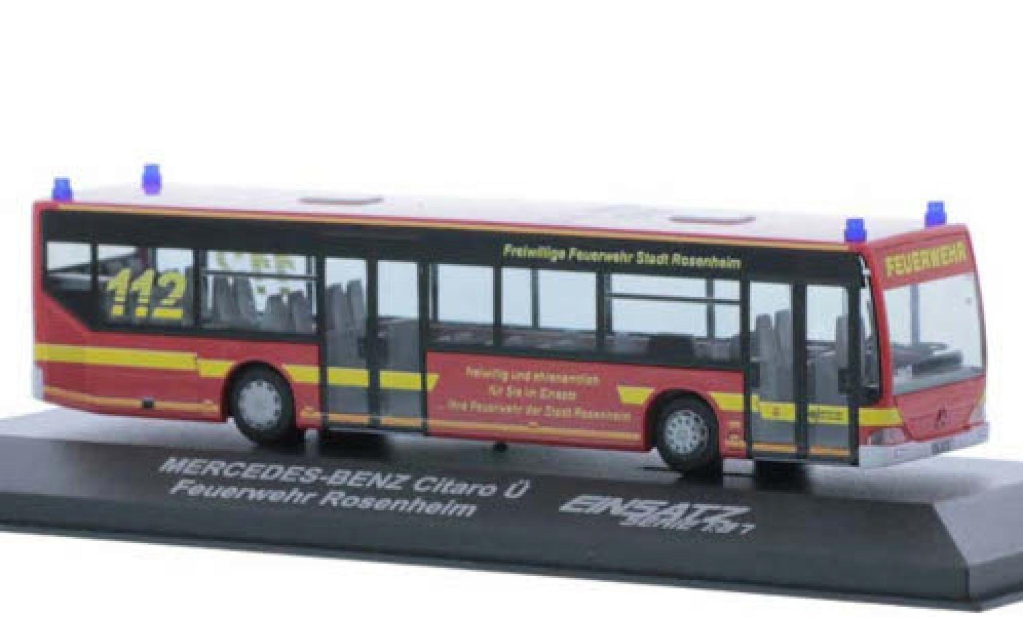 Mercedes Citaro 1/87 Rietze Fire brigade Rosenheim MTW diecast model cars