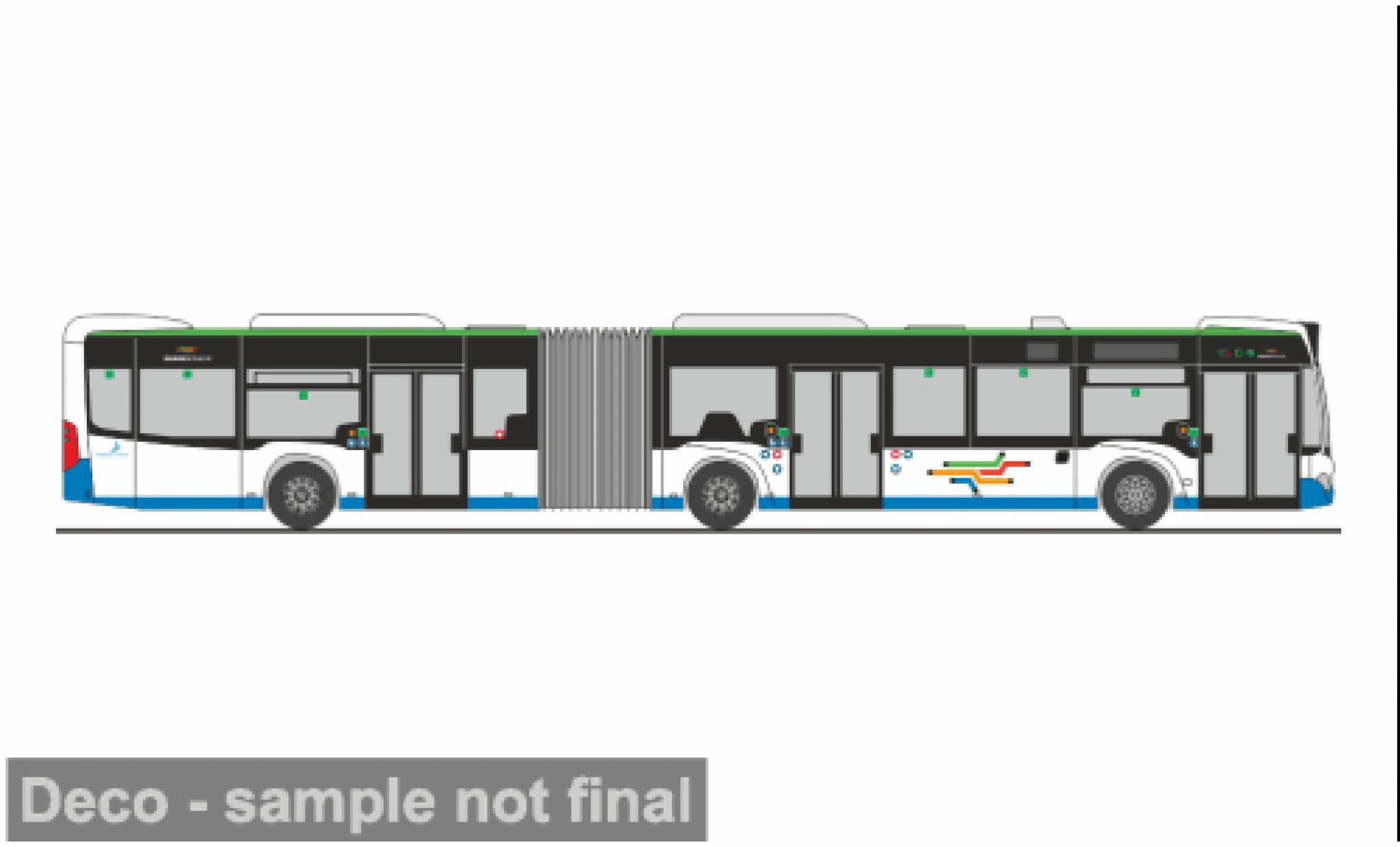 Mercedes Citaro 1/87 Rietze G 2012 Bahnen d.Stadt Monheim 1:87 diecast model cars