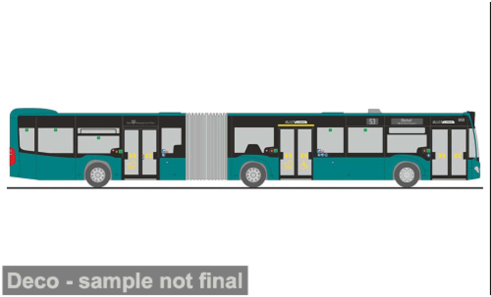Mercedes Citaro 1/87 Rietze G 2015 DB - traffiq 1:87 diecast model cars