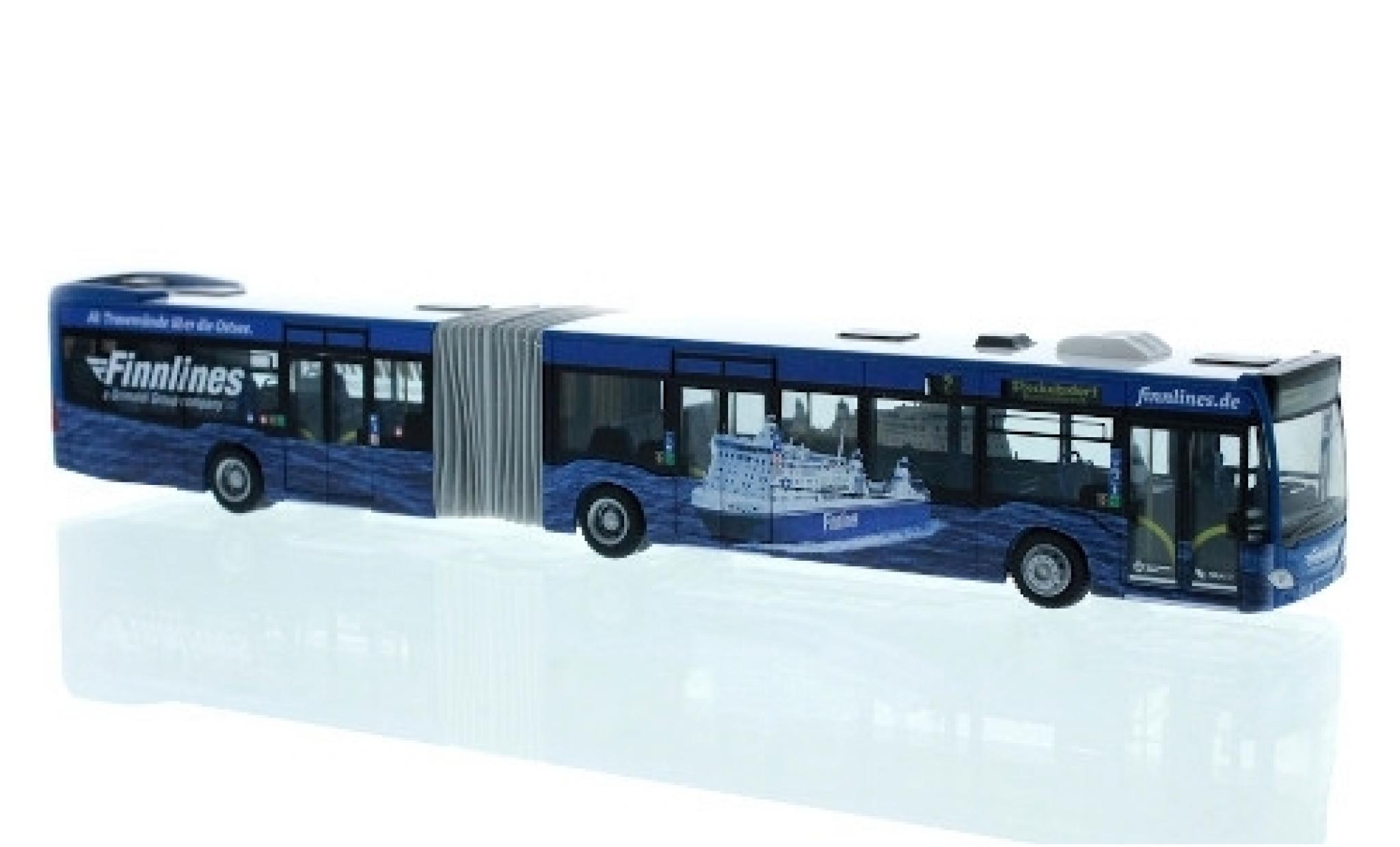 Mercedes Citaro 1/87 Rietze G Stadtverkehr L&uuml;beck - Finnlines 2015 diecast model cars