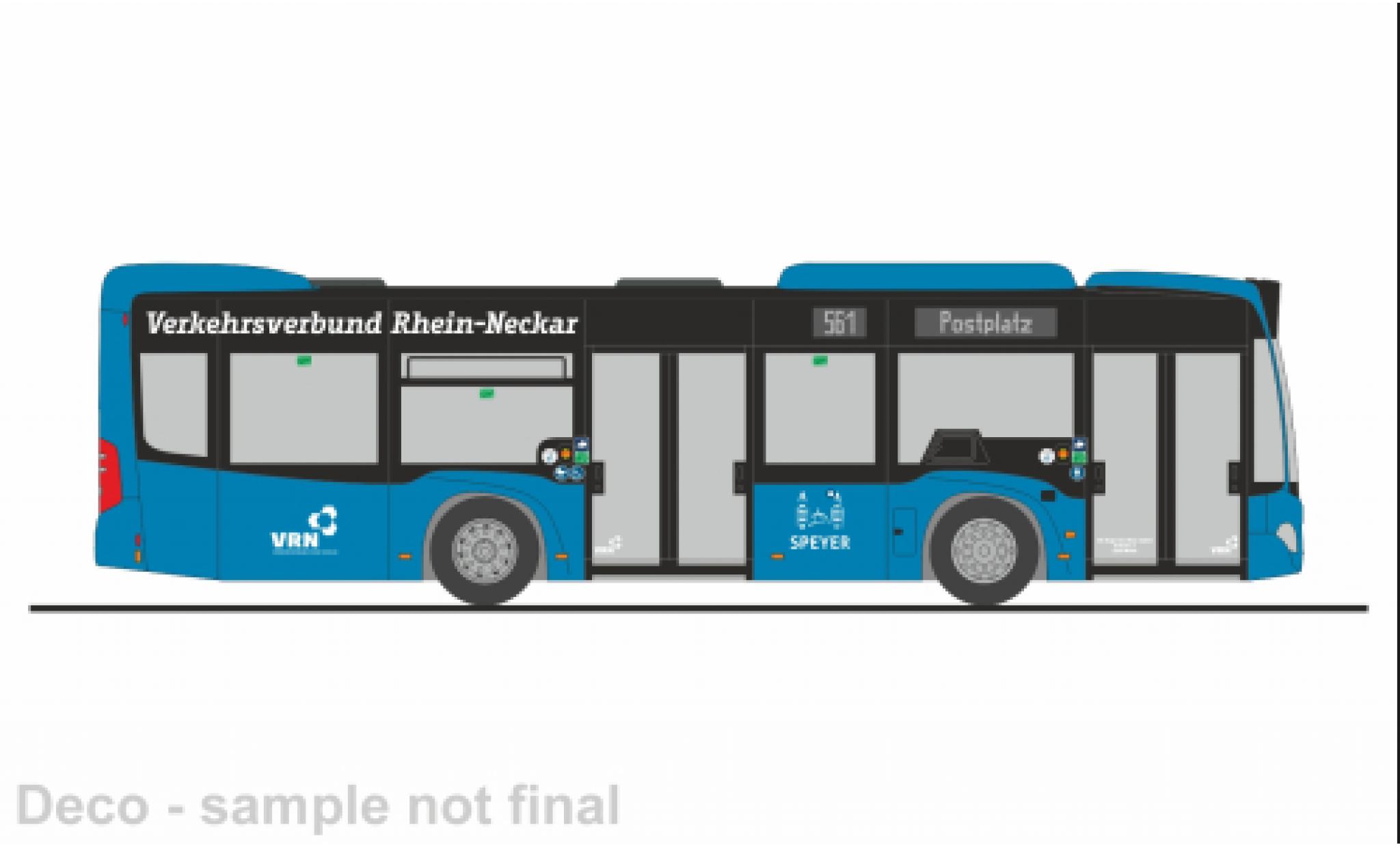 Mercedes Citaro 1/87 Rietze K 2012 DB Regio Bus Mitte - VRN Stadtbus Speyer 1:87 diecast model cars