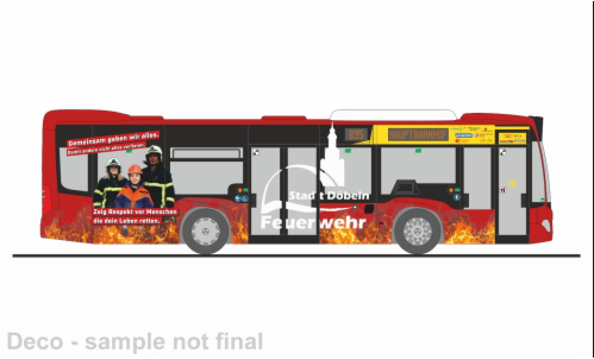 Mercedes Citaro 1/87 Rietze K 2012 Regiobus Mittelsachsen - FW D&ouml;beln 1:87 diecast model cars