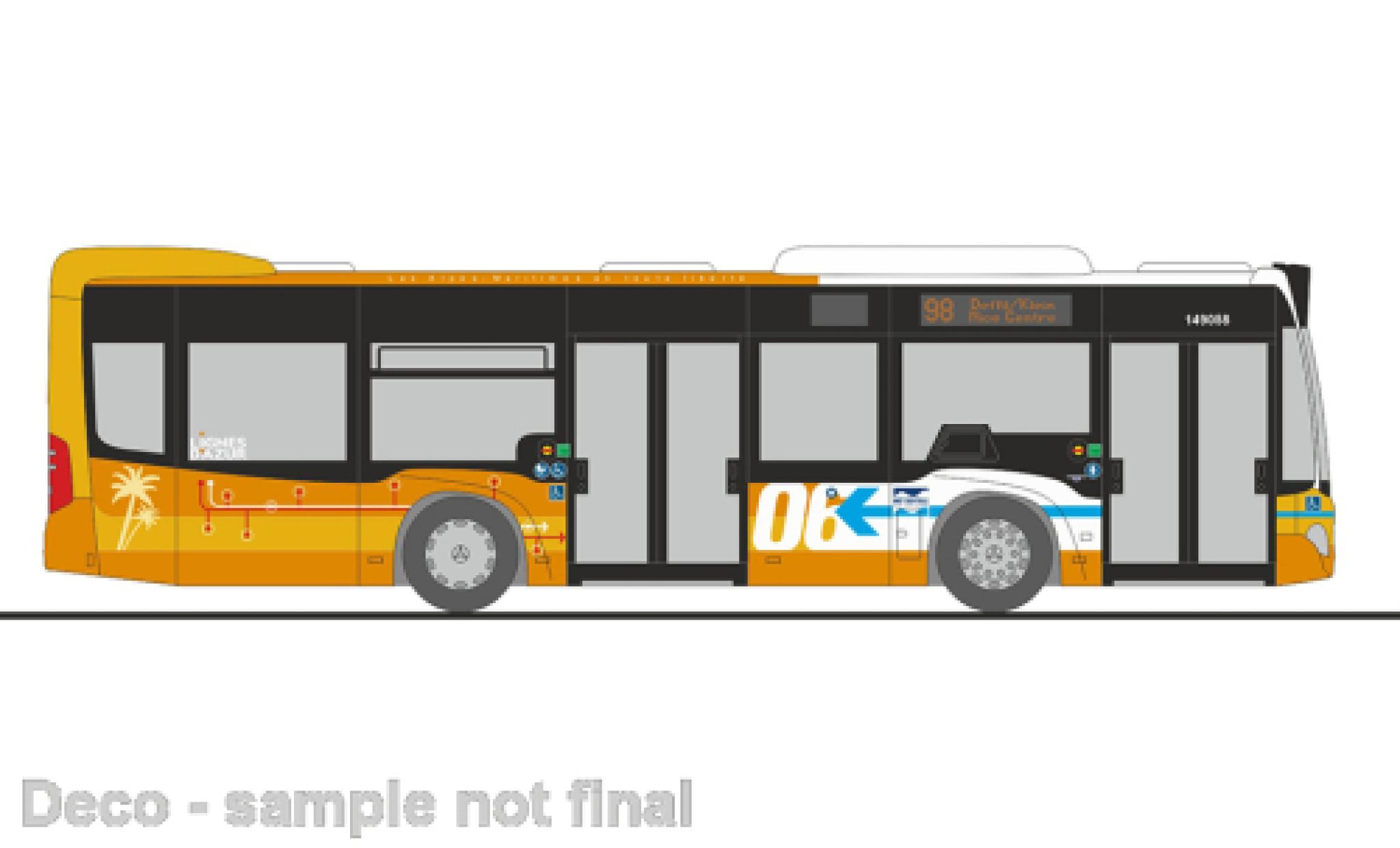 Mercedes Citaro 1/87 Rietze K Lignes D Azur (FR) 2015 1:87 diecast model cars