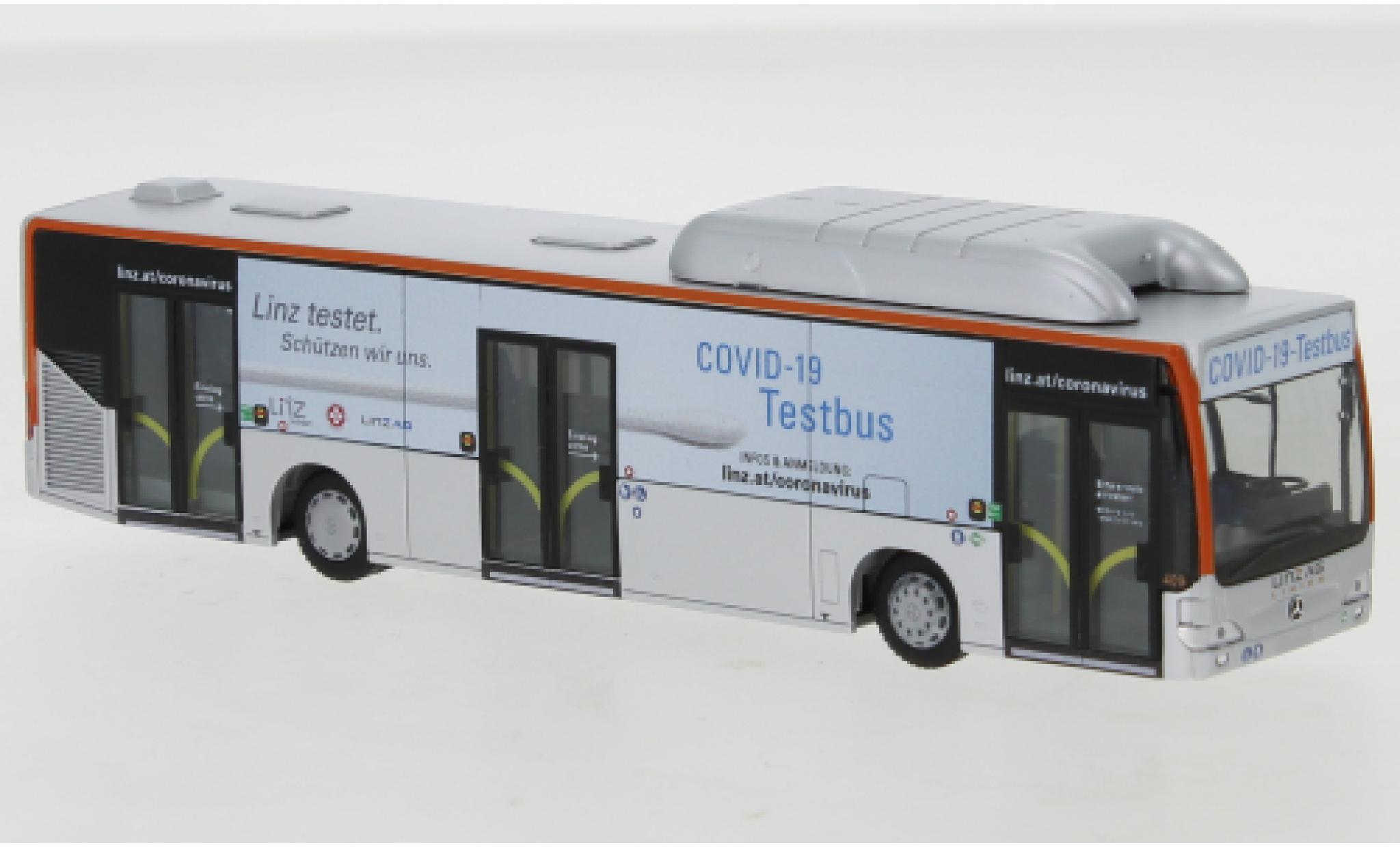 Mercedes Citaro 1/87 Rietze Linz AG - Covid 19 Testbus (AT) 2006 diecast model cars