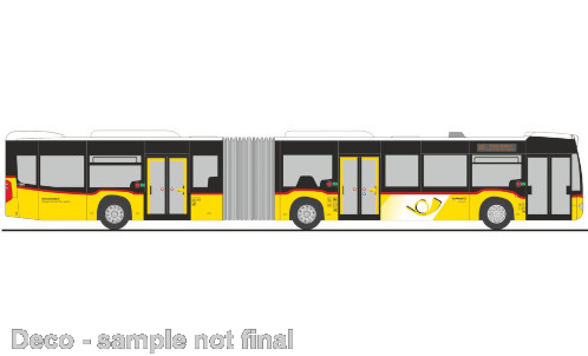 Mercedes Citaro 1/87 Rietze G Car Postal (CH) 2012 diecast model cars