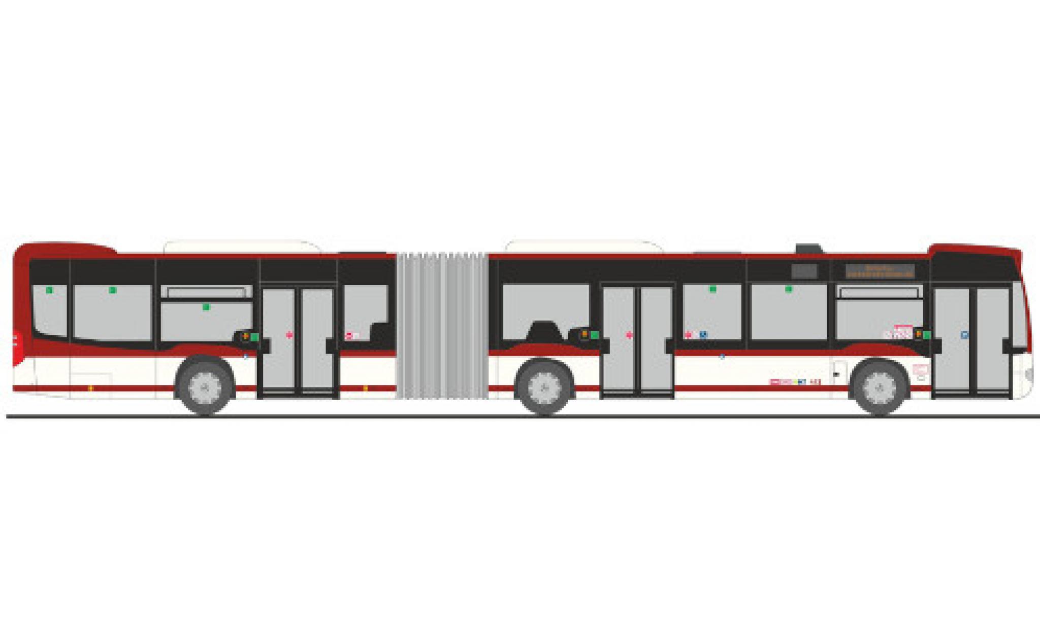 Mercedes Citaro 1/87 Rietze G EVAG Erfurt 2012 diecast model cars
