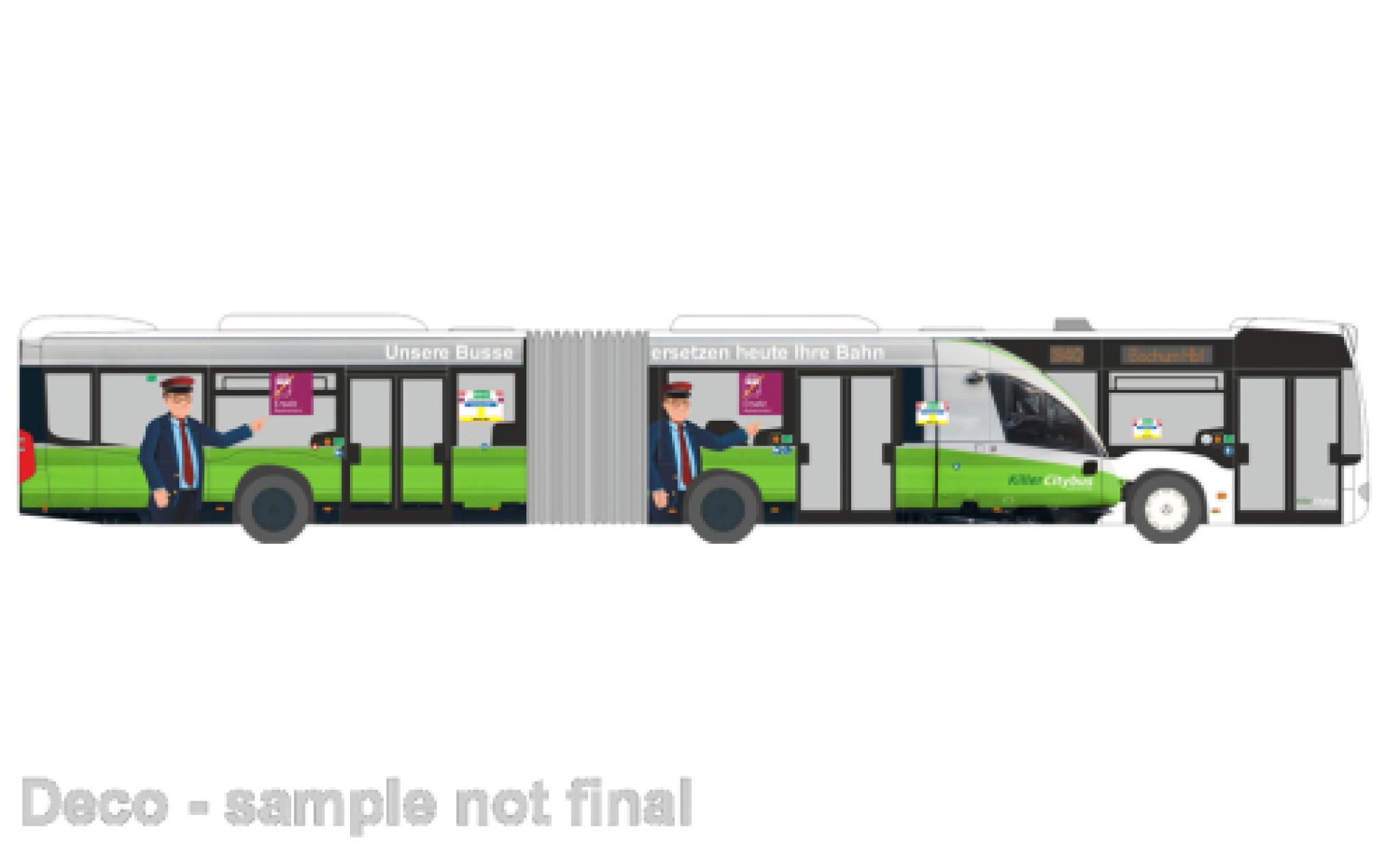 Mercedes Citaro 1/87 Rietze G Killer Citybus Witten 2012 diecast model cars