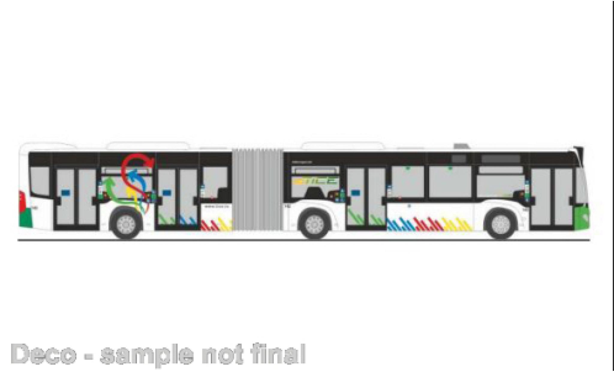 Mercedes Citaro 1/87 Rietze G TICE (LU) 2015 diecast model cars