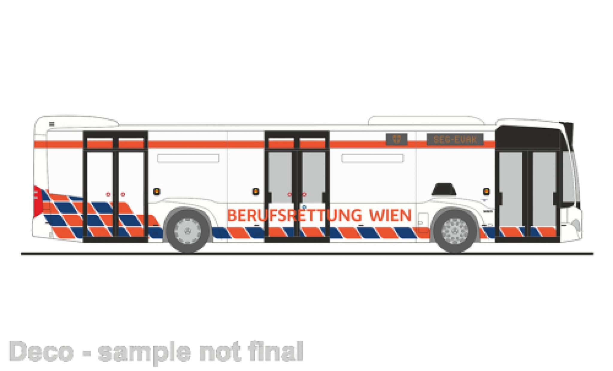 Mercedes Citaro 1/87 Rietze Sauvetage professionnel Wien (AT) 2012 diecast model cars