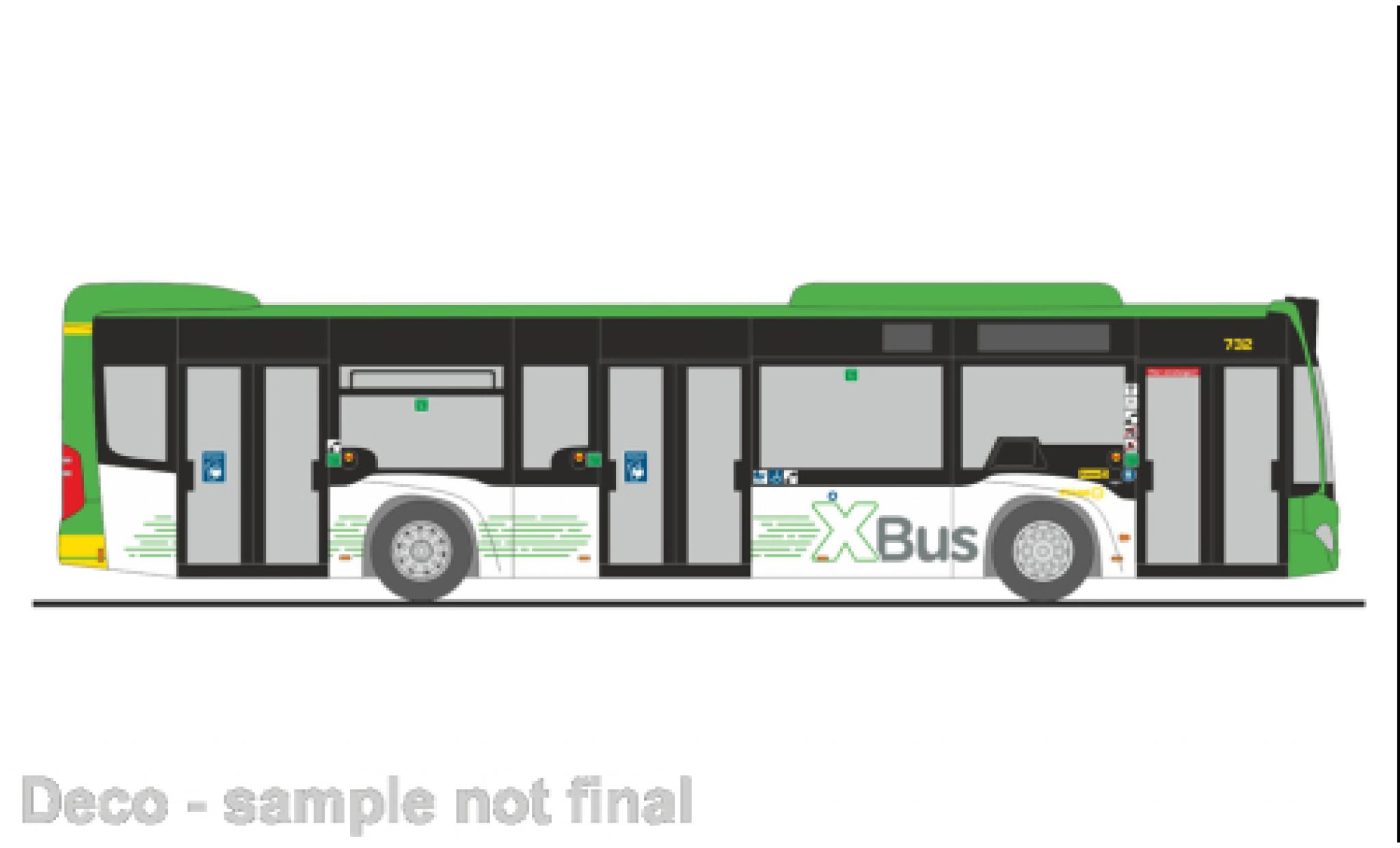 Mercedes Citaro 1/87 Rietze Stoag Oberhausen XBus 2015 diecast model cars
