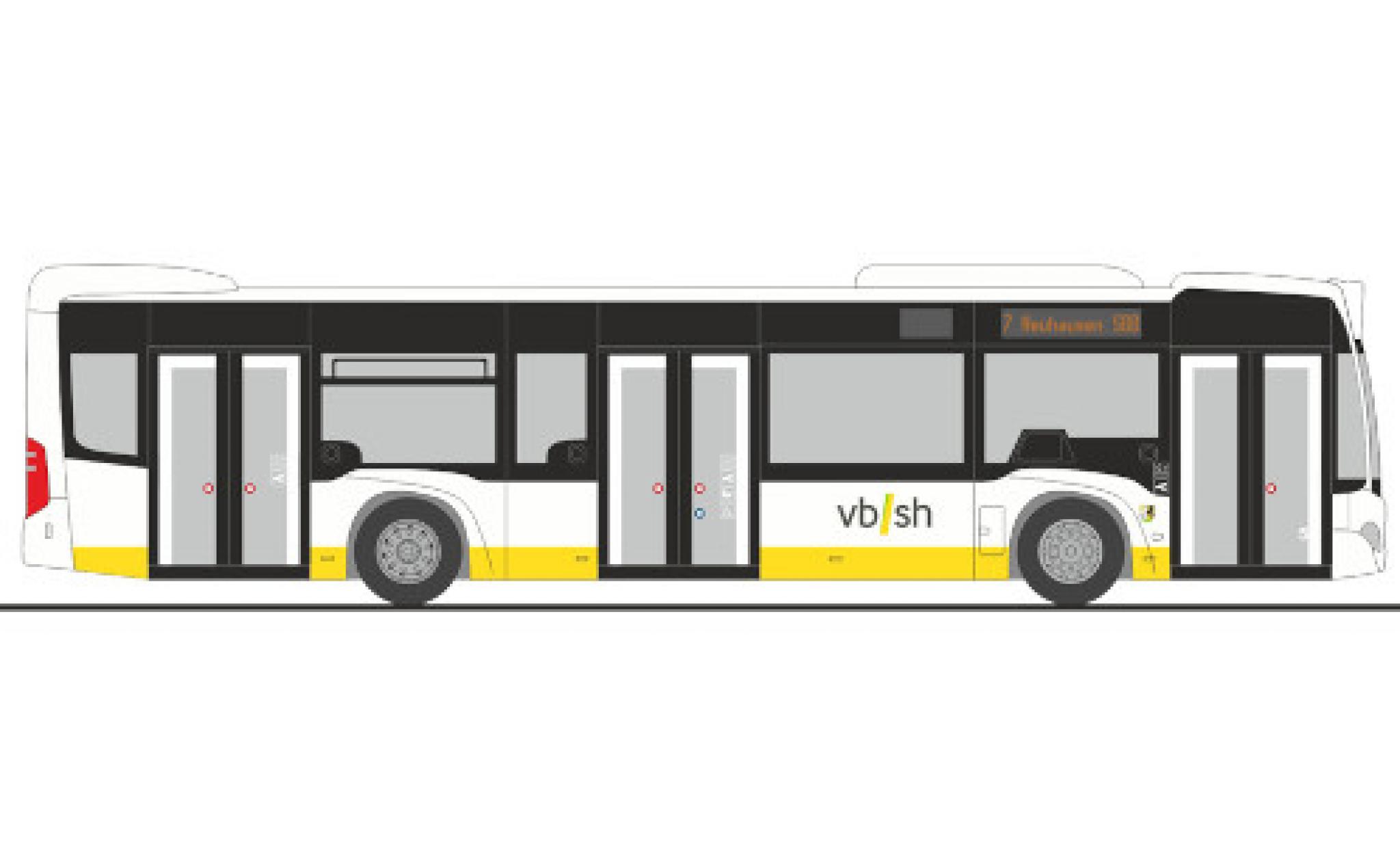 Mercedes Citaro 1/87 Rietze VBSH Schaffhausen (CH) 2012 diecast model cars