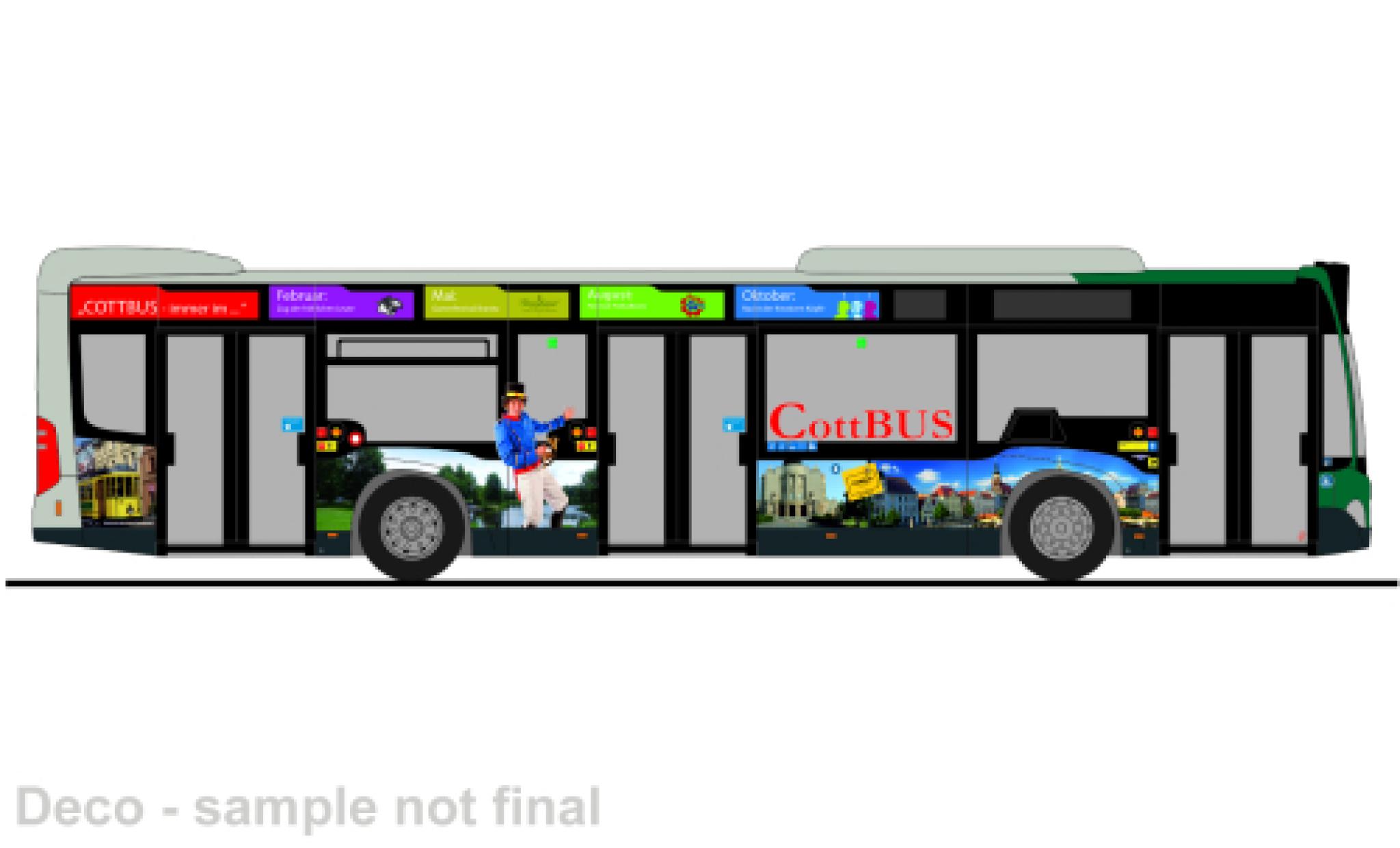 Mercedes Citaro 1/87 Rietze VIP Potsdam - CottBus 2015 diecast model cars