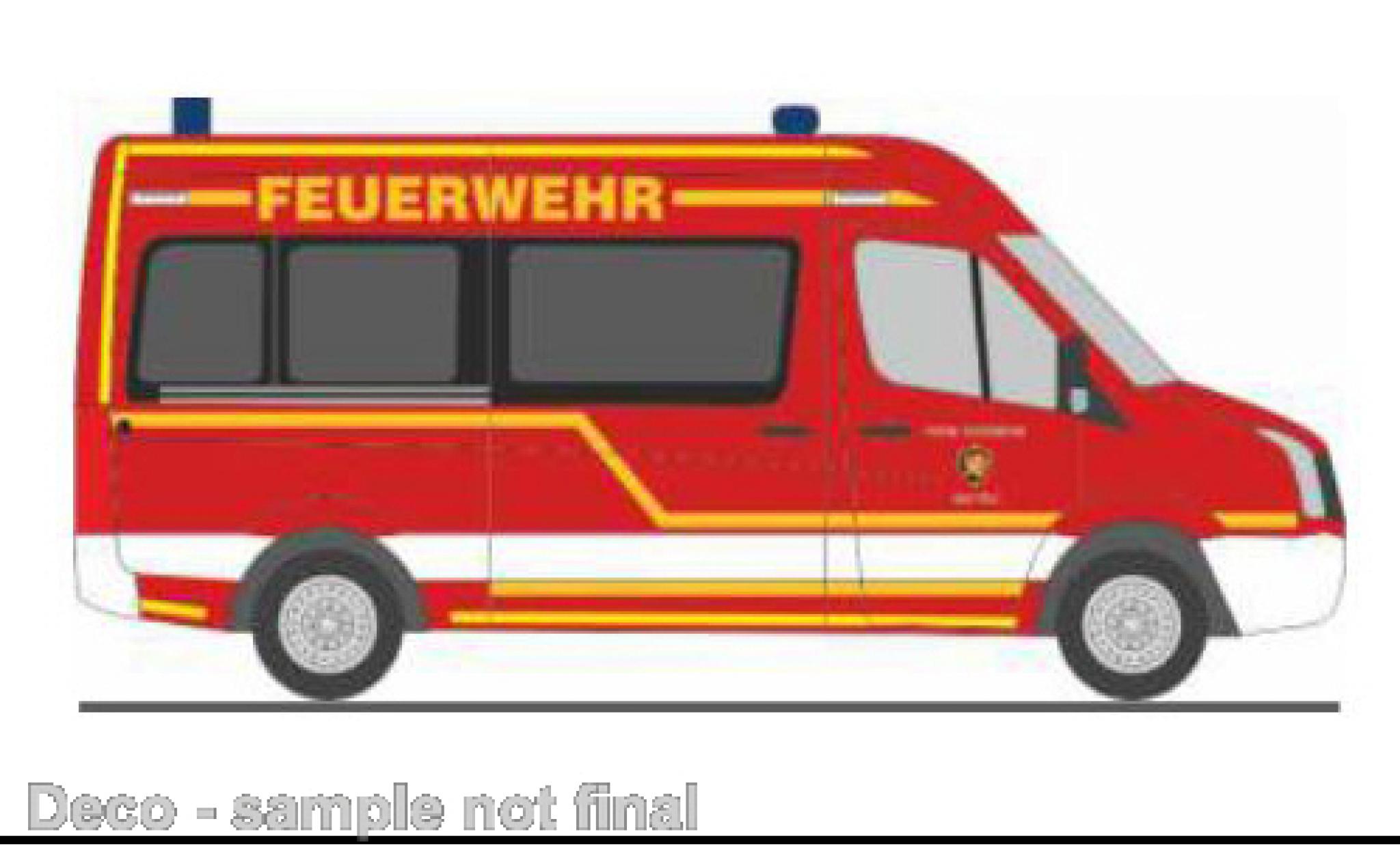 Volkswagen Crafter 1/87 Rietze pompiers Bad T&ouml;lz diecast model cars