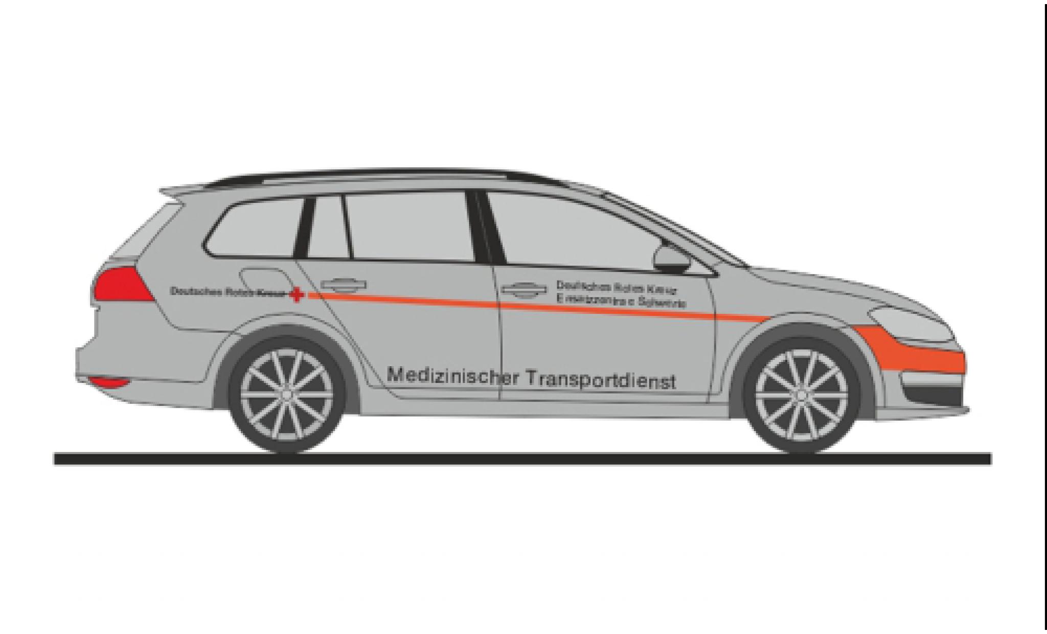 Volkswagen Golf 1/87 Rietze VII Variant DRK med. Transportdienste Iserlohn - Land diecast model cars