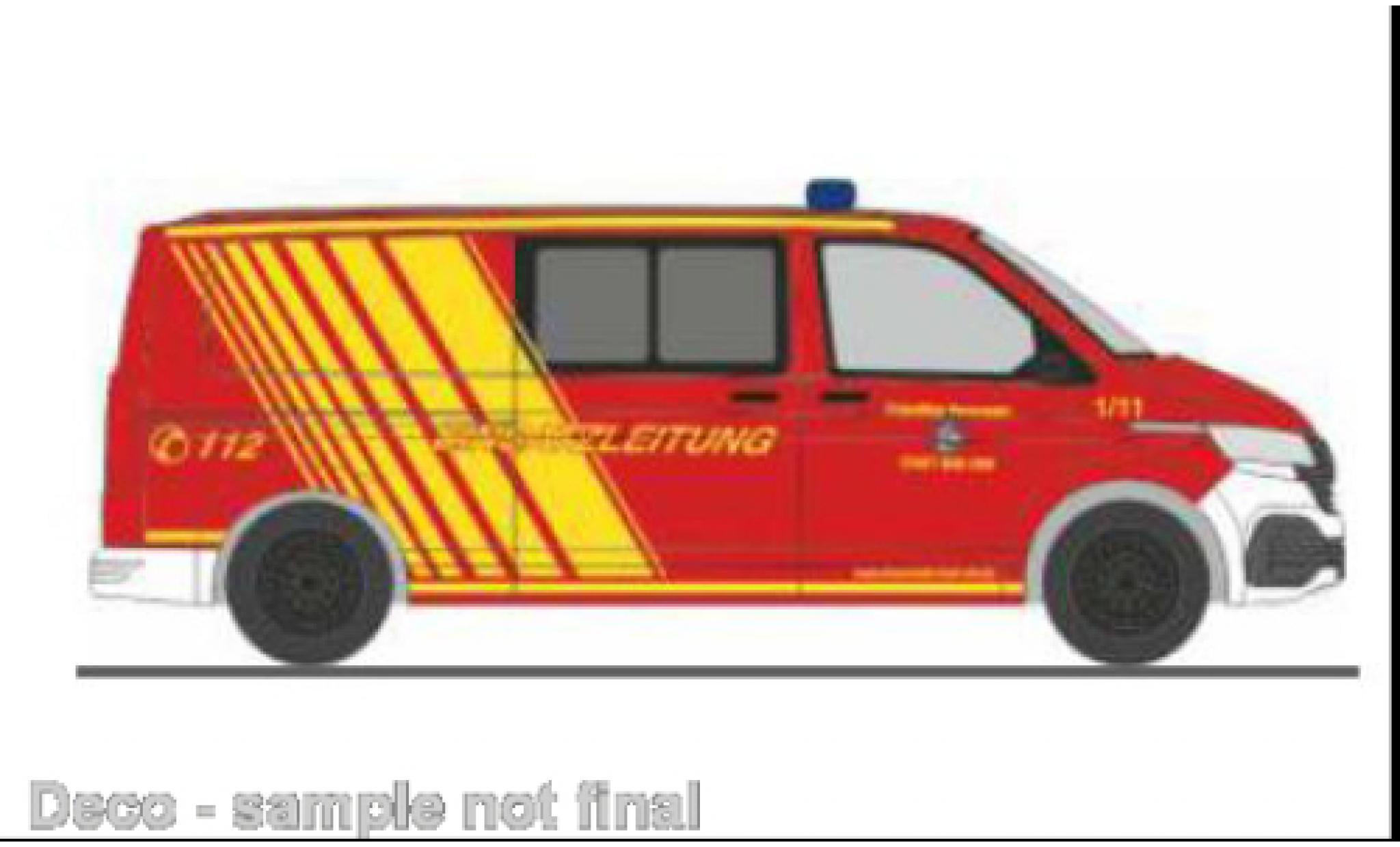 Volkswagen T6 1/87 Rietze .1 pompiers Bad Orb diecast model cars