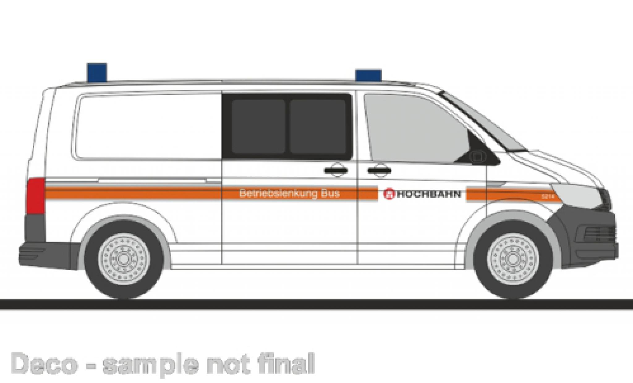 Volkswagen T6 1/87 Rietze bus Hamburger Hochbahn Betriebslenkung bus diecast model cars