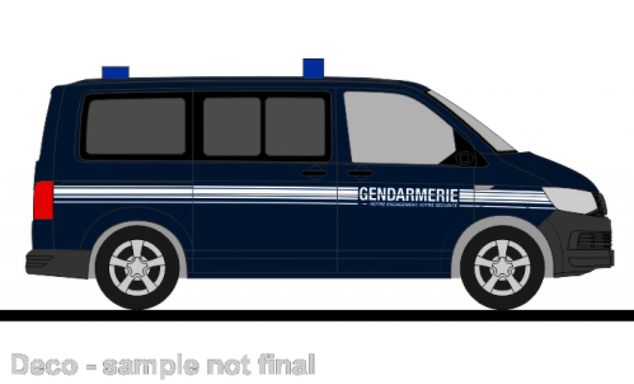 Volkswagen T6 1/87 Rietze bus Secours en Montagne (FR) diecast model cars