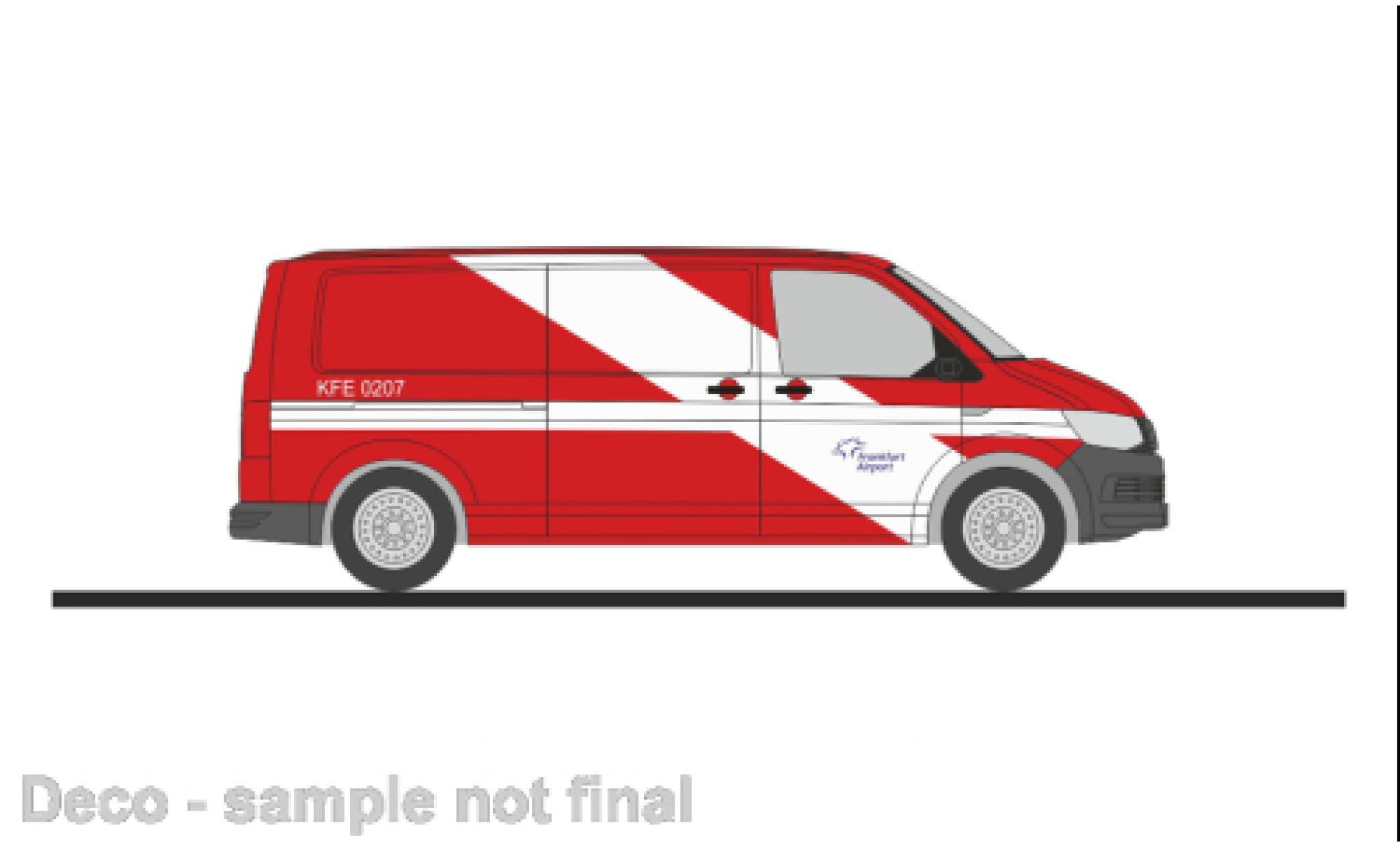 Volkswagen T6 1/87 Rietze fourgon a&eacute;roport Frankfurt Main AG diecast model cars