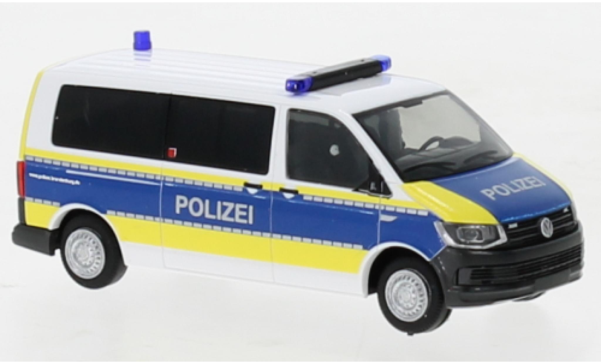 Volkswagen T6 1/87 Rietze police Brandenburg diecast model cars