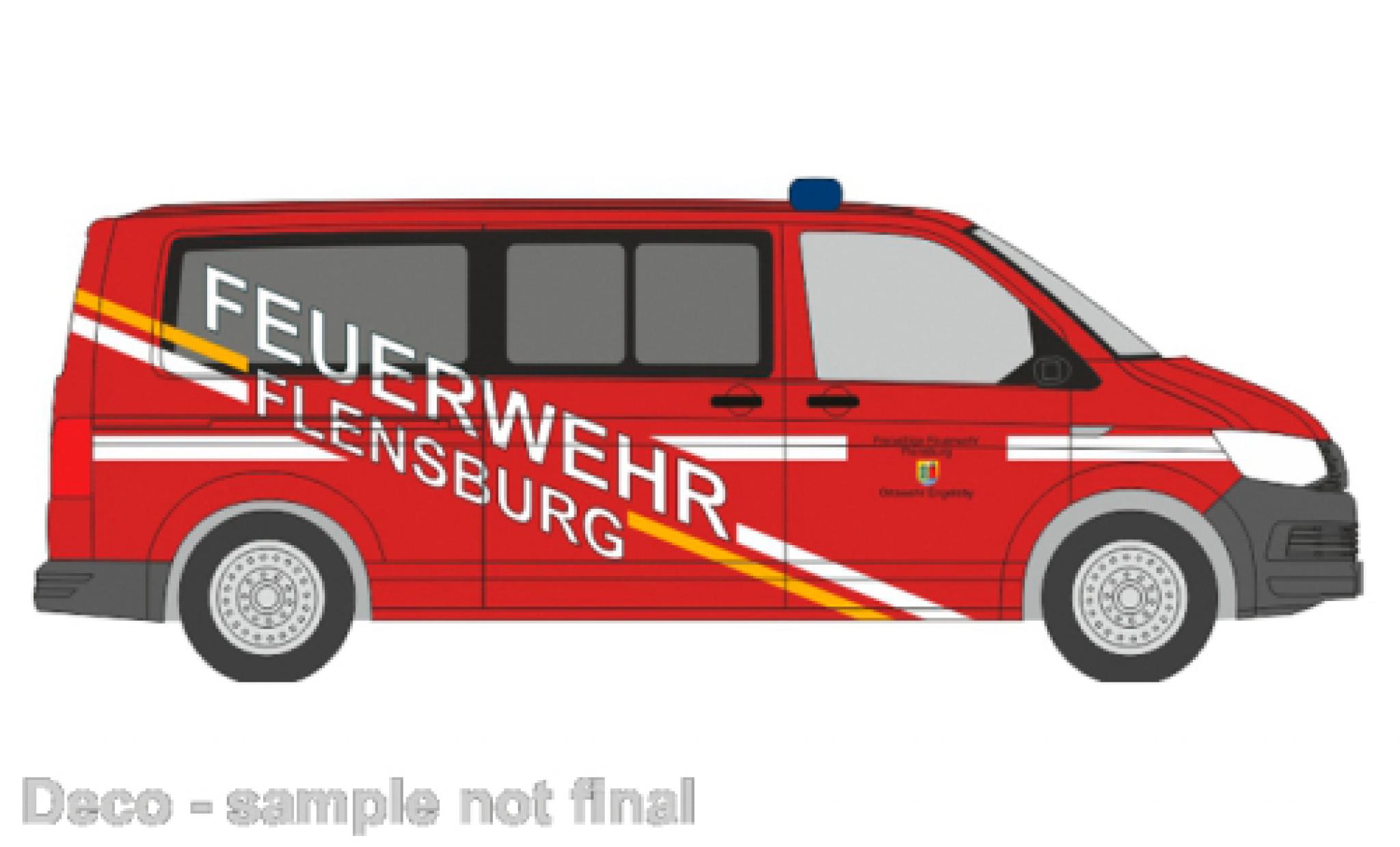 Volkswagen T6 1/87 Rietze pompiers Flensburg - Engelsby diecast model cars