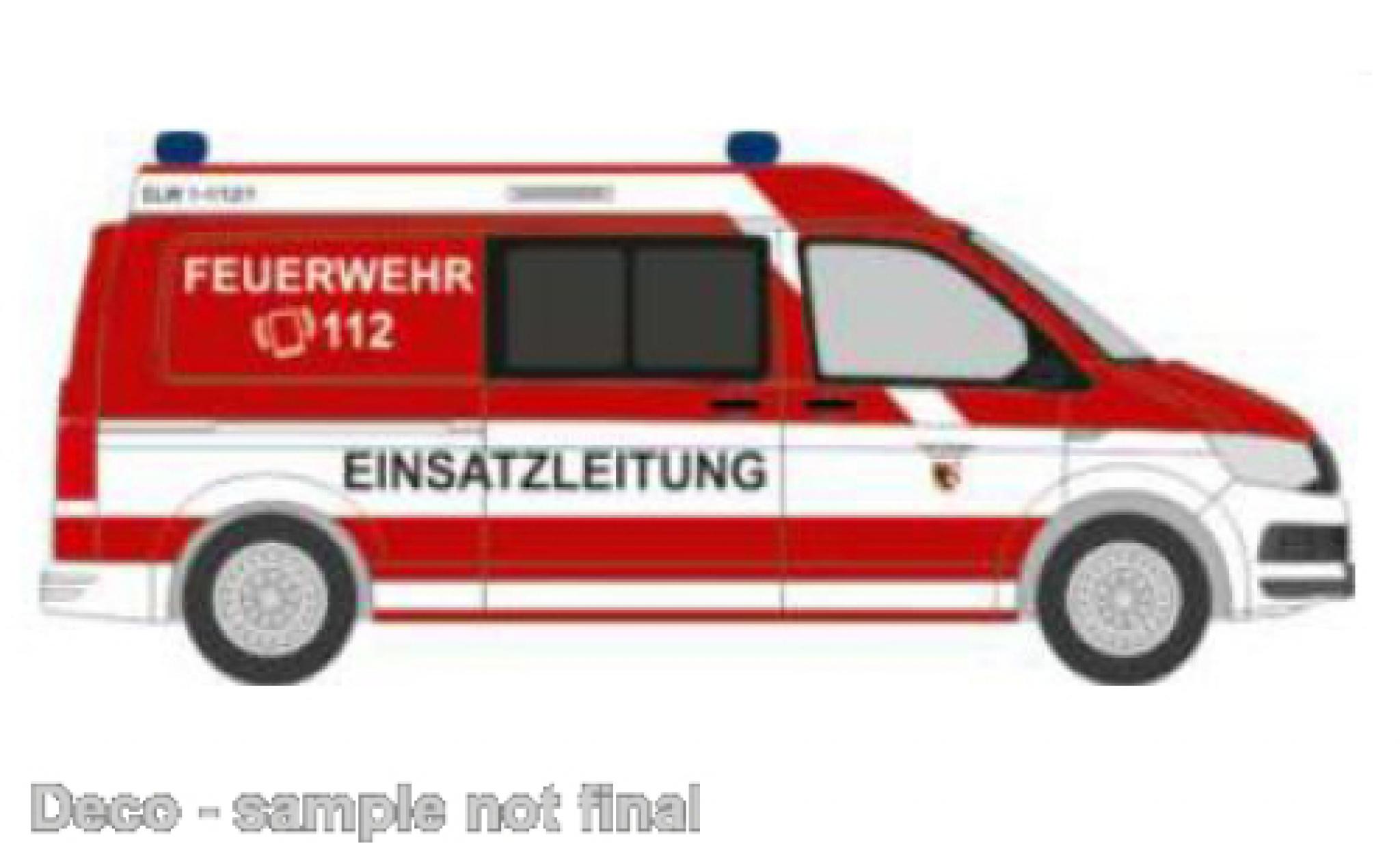 Volkswagen T6 1/87 Rietze pompiers N&uuml;rnberg diecast model cars
