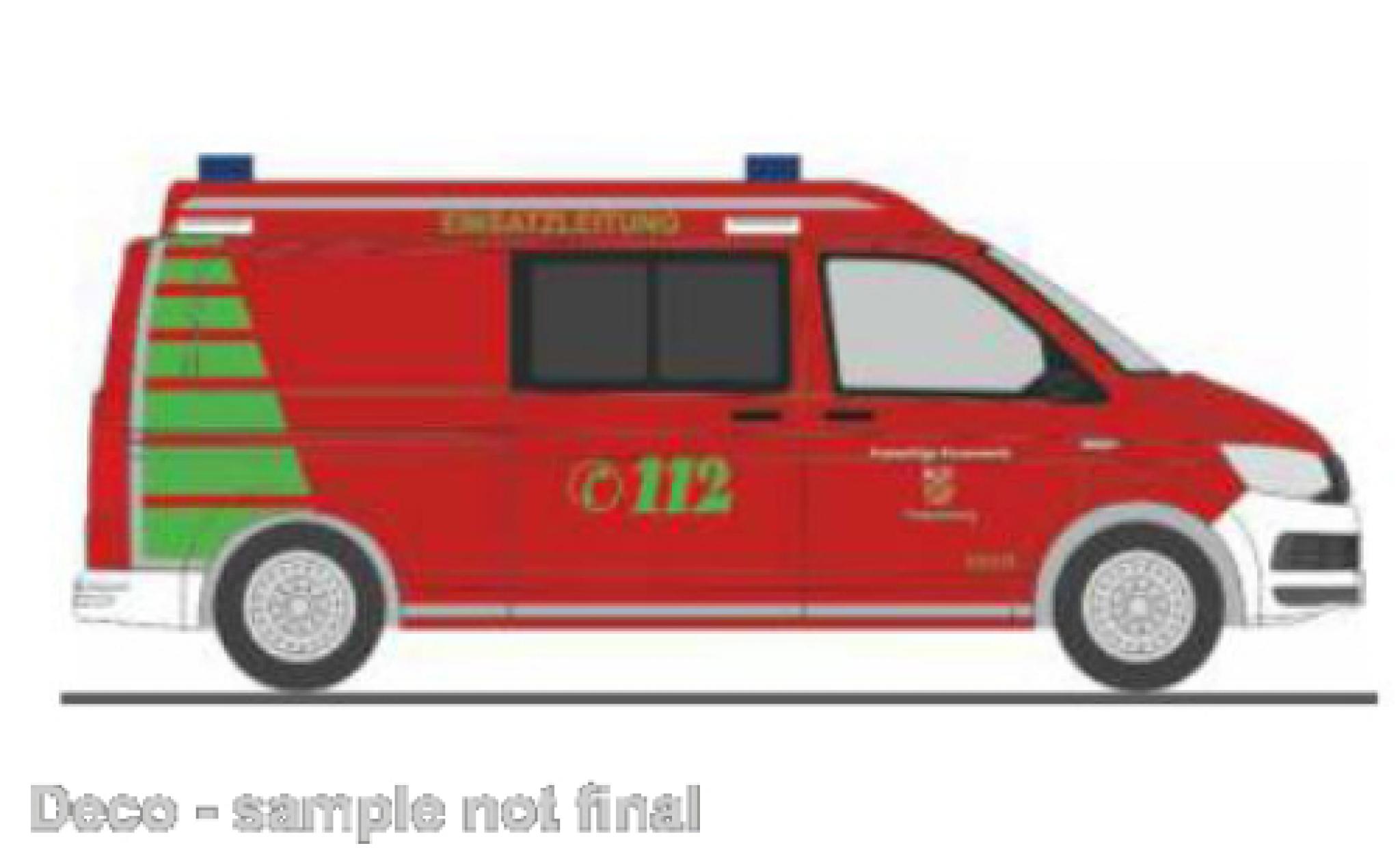 Volkswagen T6 1/87 Rietze pompiers Petersberg diecast model cars