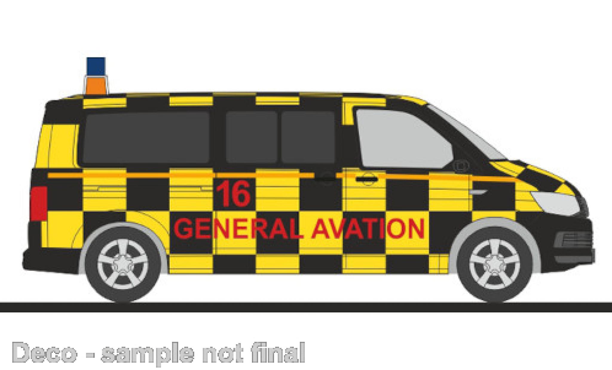 Volkswagen T6 1/87 Rietze surveillance de la circulation a&eacute;roport Hamburg diecast model cars