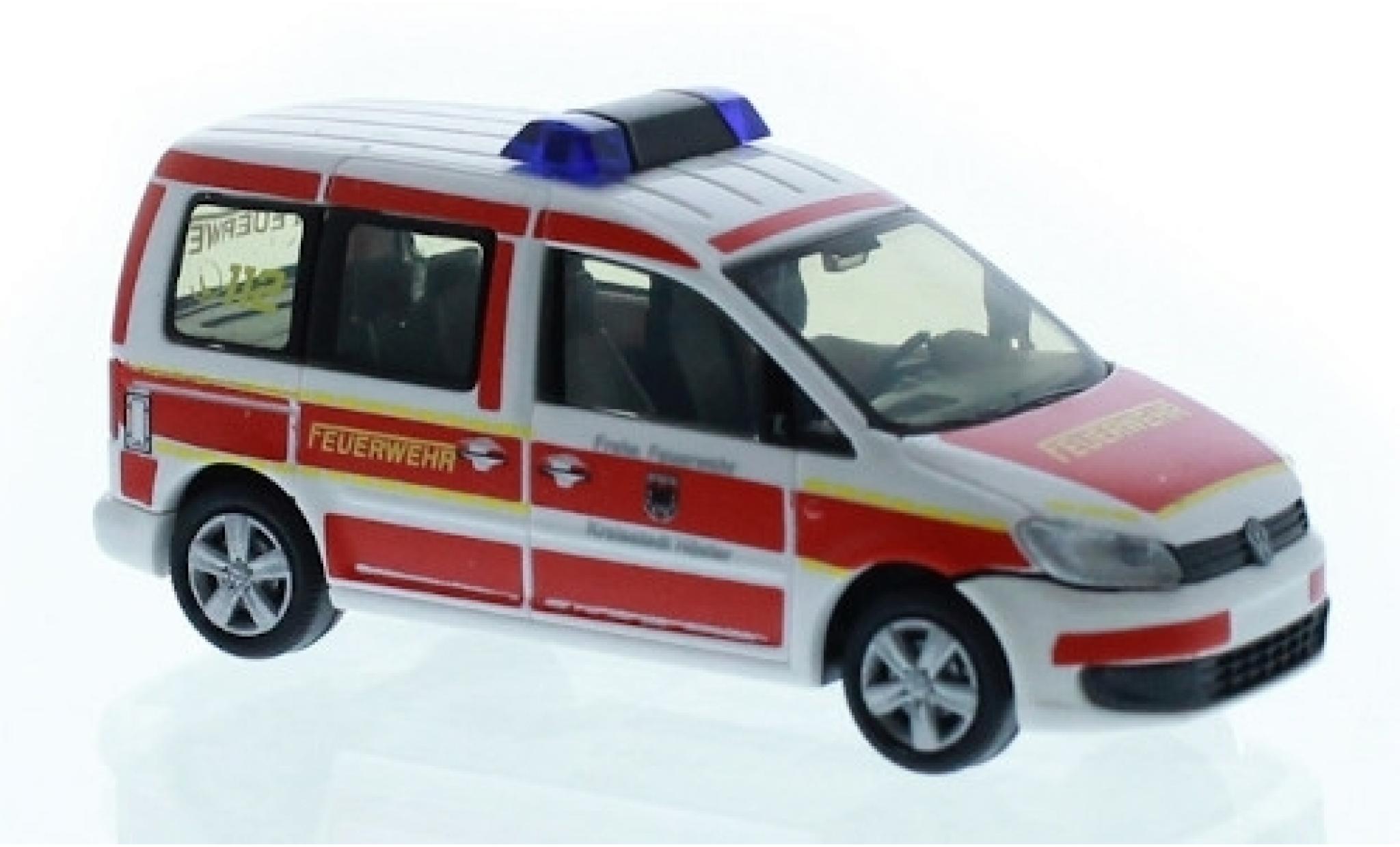 Volkswagen Caddy 1/87 Rietze Fire brigade H&ouml;xter 2011 diecast model cars