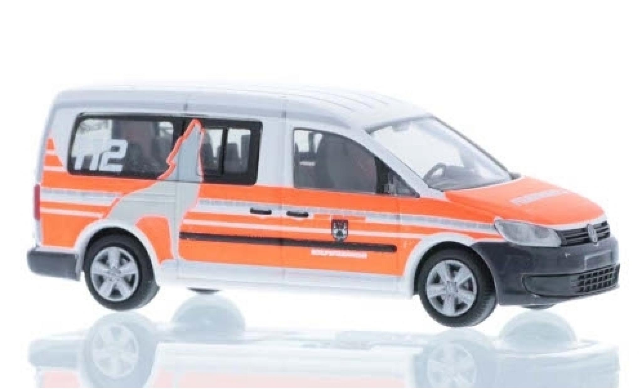 Volkswagen Caddy 1/87 Rietze Maxi Fire brigade Wolfsburg 2011 diecast model cars