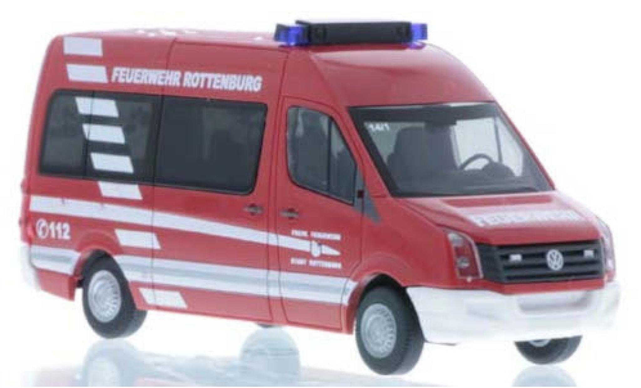 Volkswagen Crafter 1/87 Rietze Bus Fire brigade Rottenburg 2011 diecast model cars