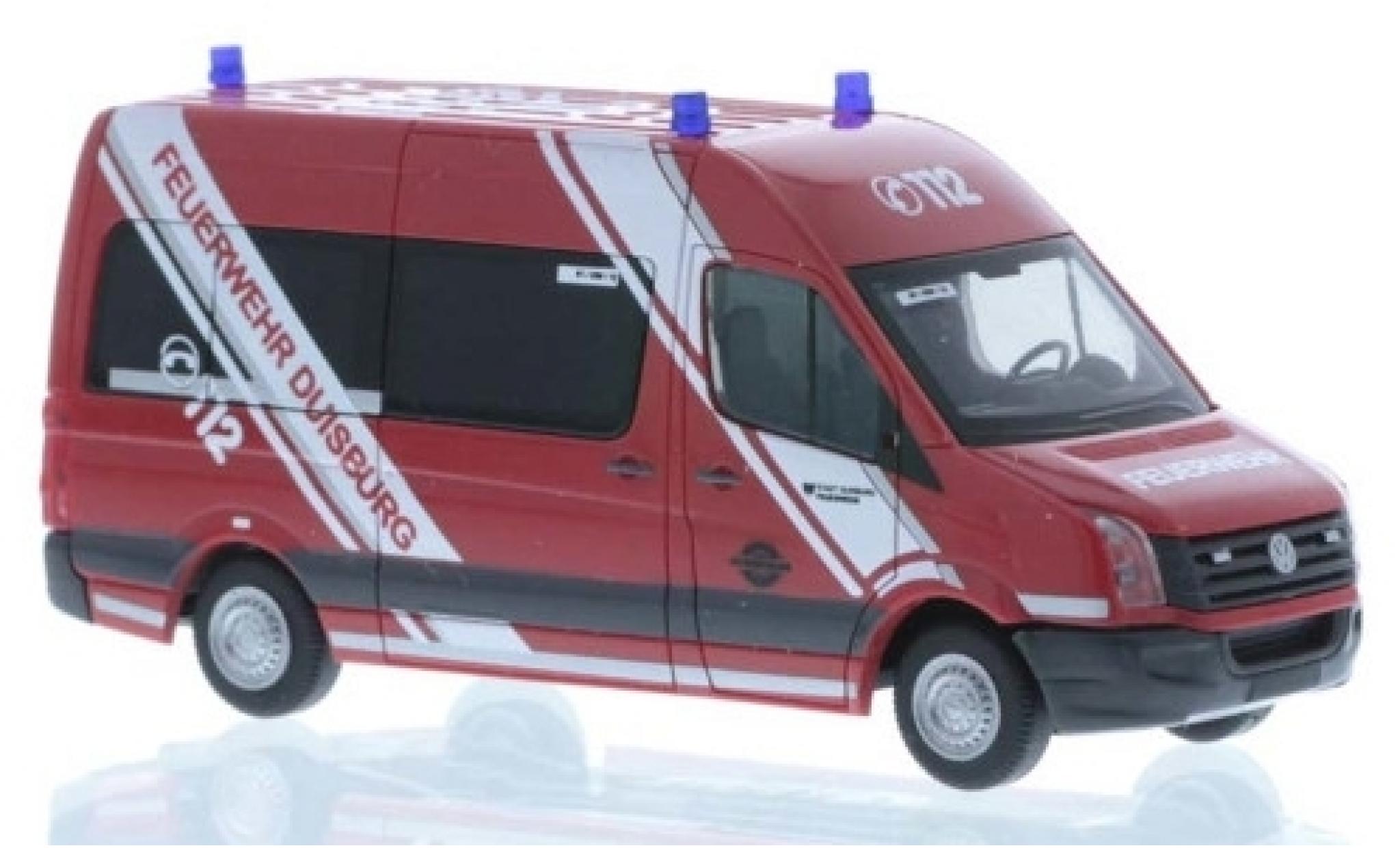 Volkswagen Crafter 1/87 Rietze Fire brigade Duisburg 2011 diecast model cars