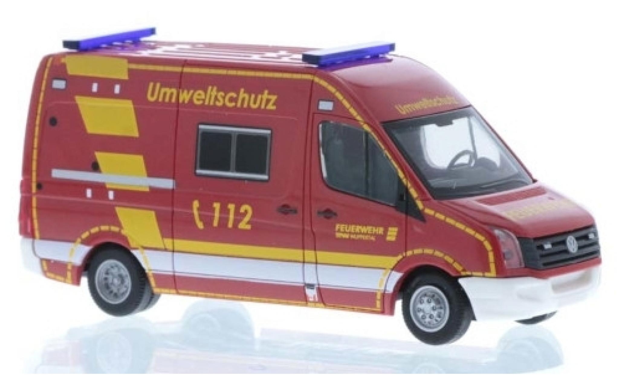 Volkswagen Crafter 1/87 Rietze Fire brigade Wuppertal - Umweltschutz 2011 diecast model cars