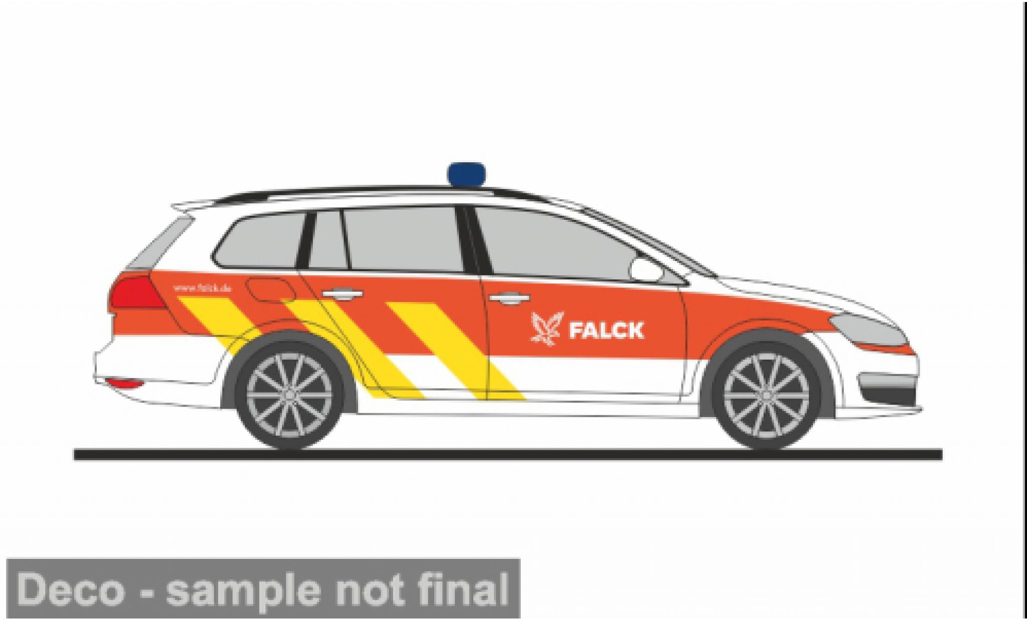 Volkswagen Golf 1/87 Rietze 7 Variant Falck Rettungsdienst Hamburg 1:87 diecast model cars