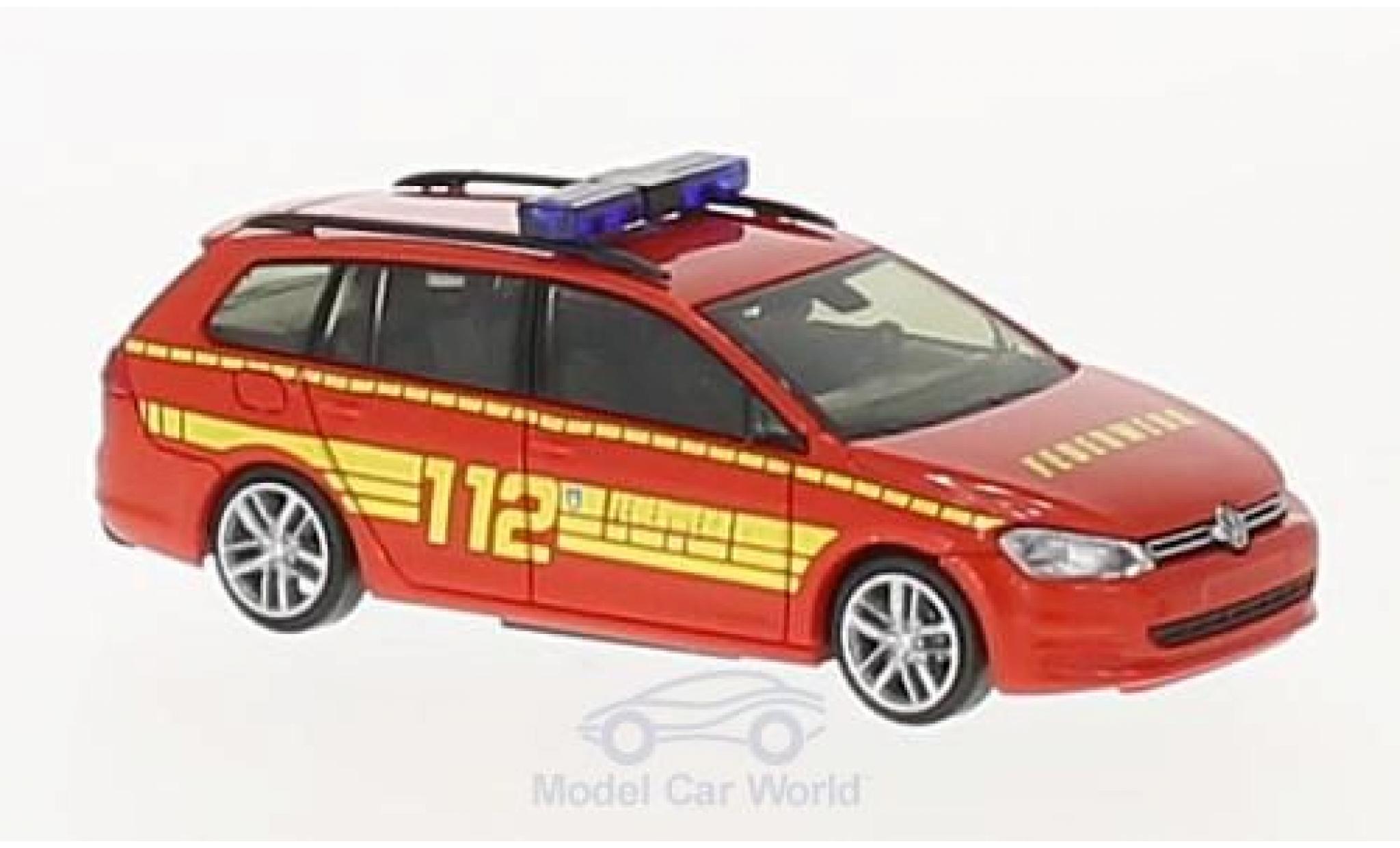 Volkswagen Golf V 1/87 Rietze 7 Variant Fire brigade Bad Soden a. Taunus diecast model cars